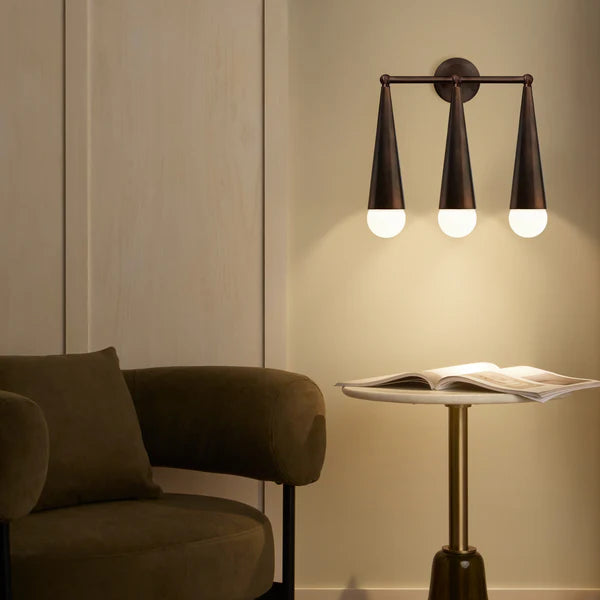 Luca Medium Triple Wall Light