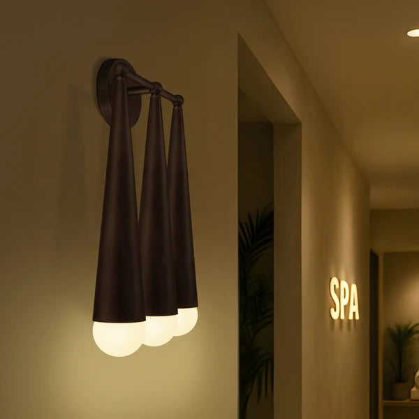 Luca Large Triple Wall Light