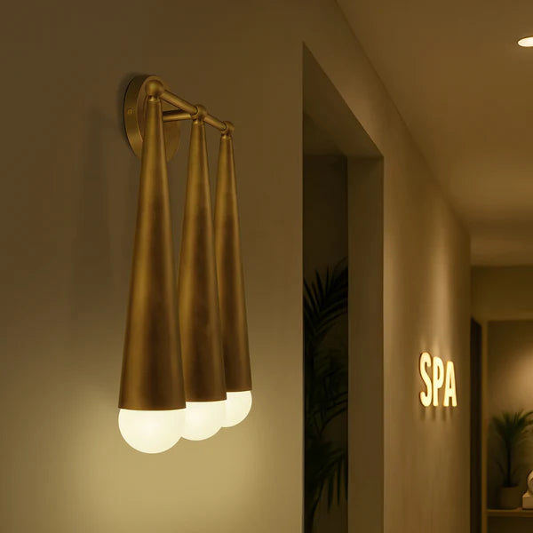 Luca Large Triple Wall Light
