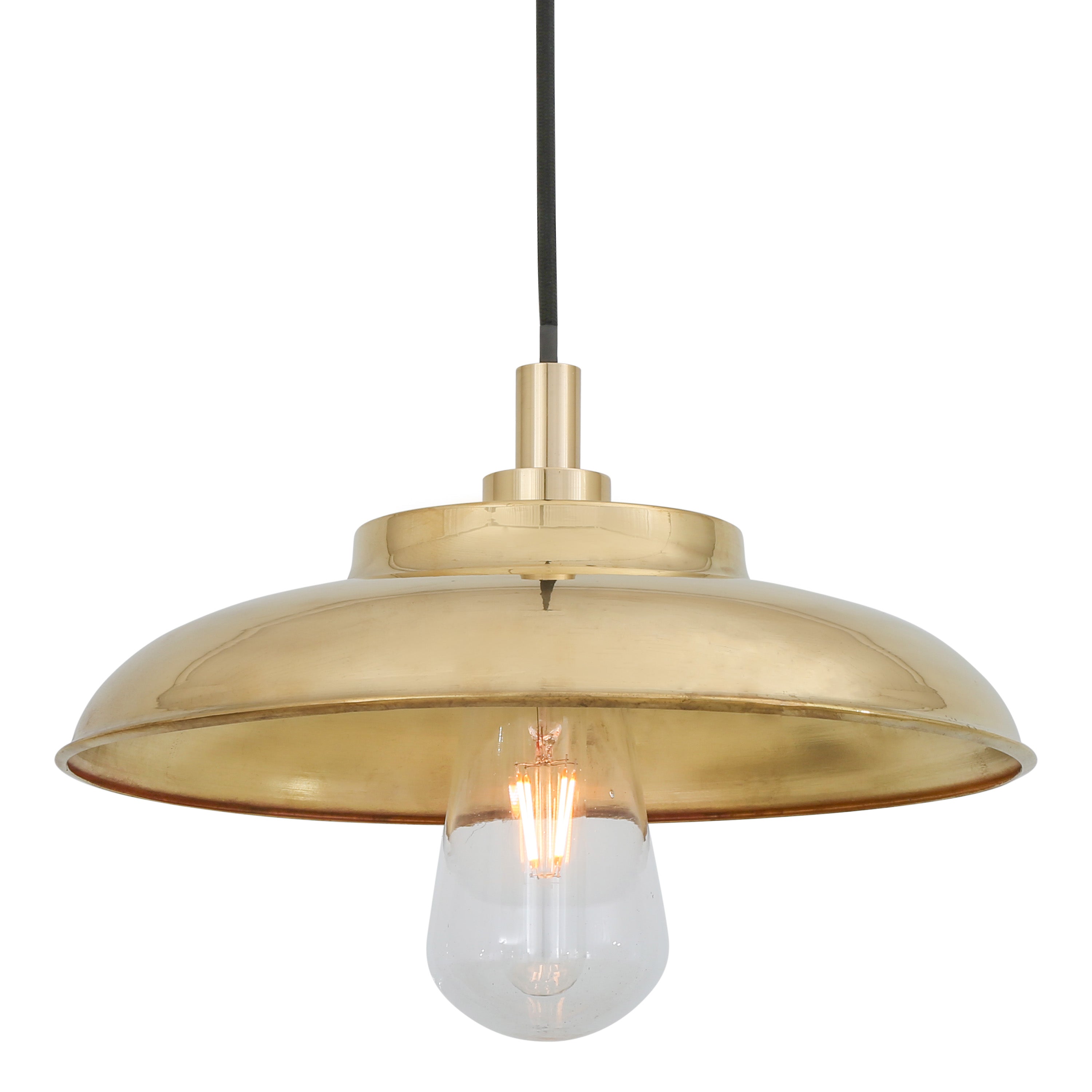 Darya Brass Factory Pendant Light IP65 Product Shot