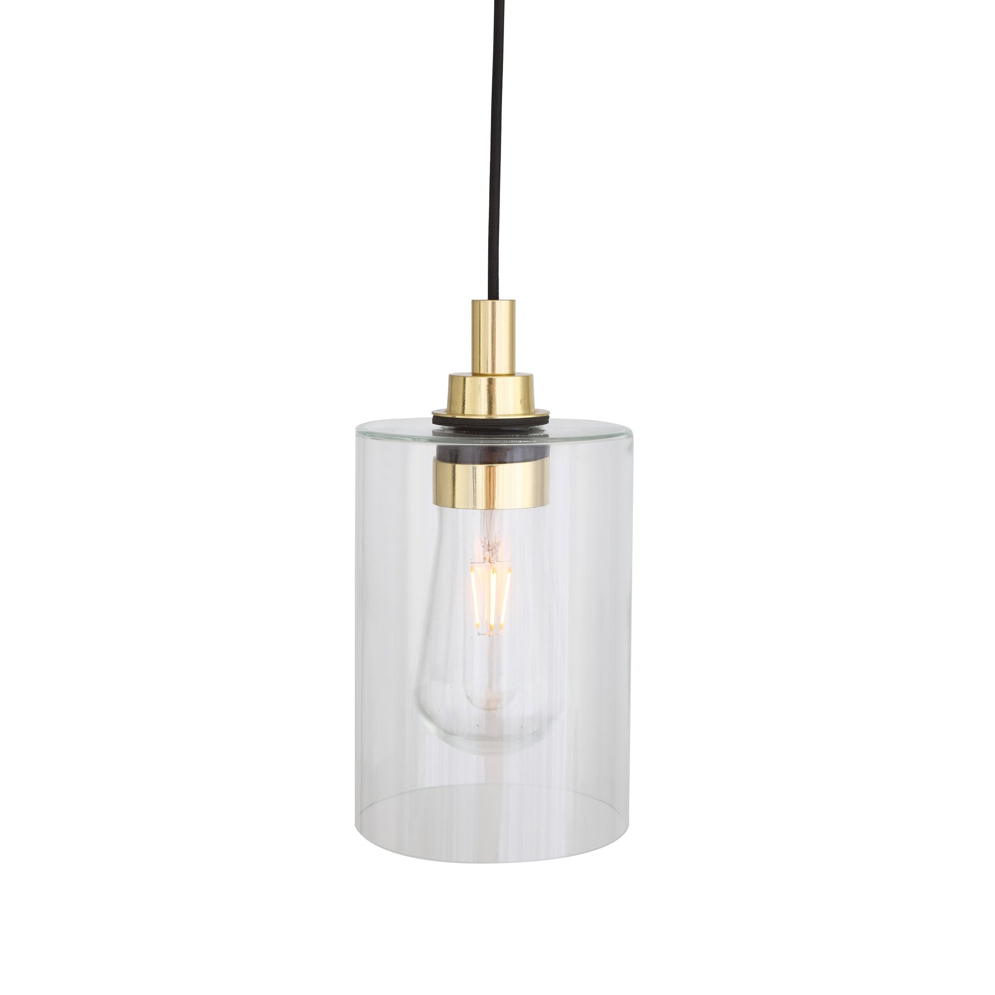 Calder Modern Glass Pendant Light IP65 Product Shot