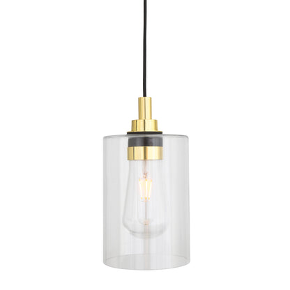 Calder Modern Glass Pendant Light IP65 Product Shot