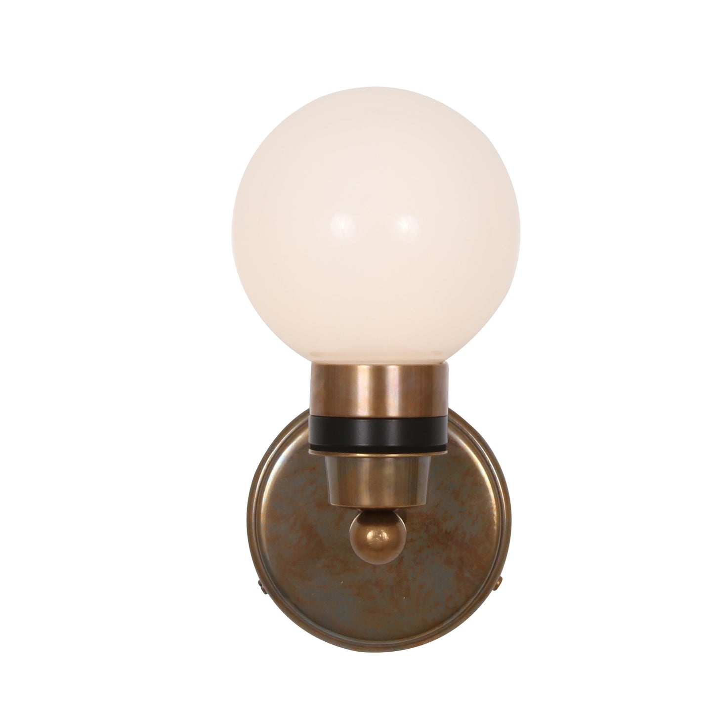 Shannon Small Glass Globe Bathroom Wall Light IP65 Product Shot