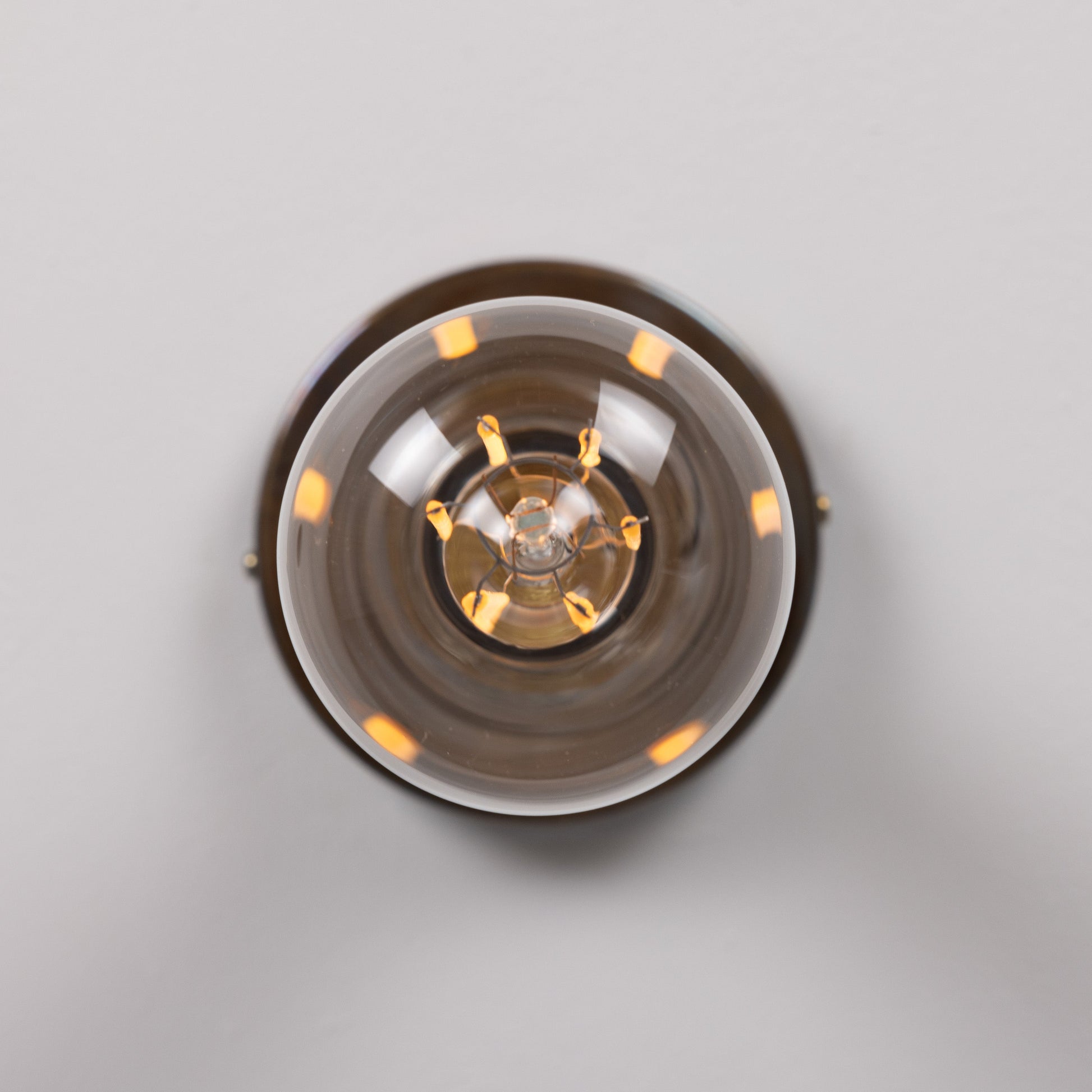 Bexter Vintage Exposed Bulb Flush Ceiling Light Product Shot