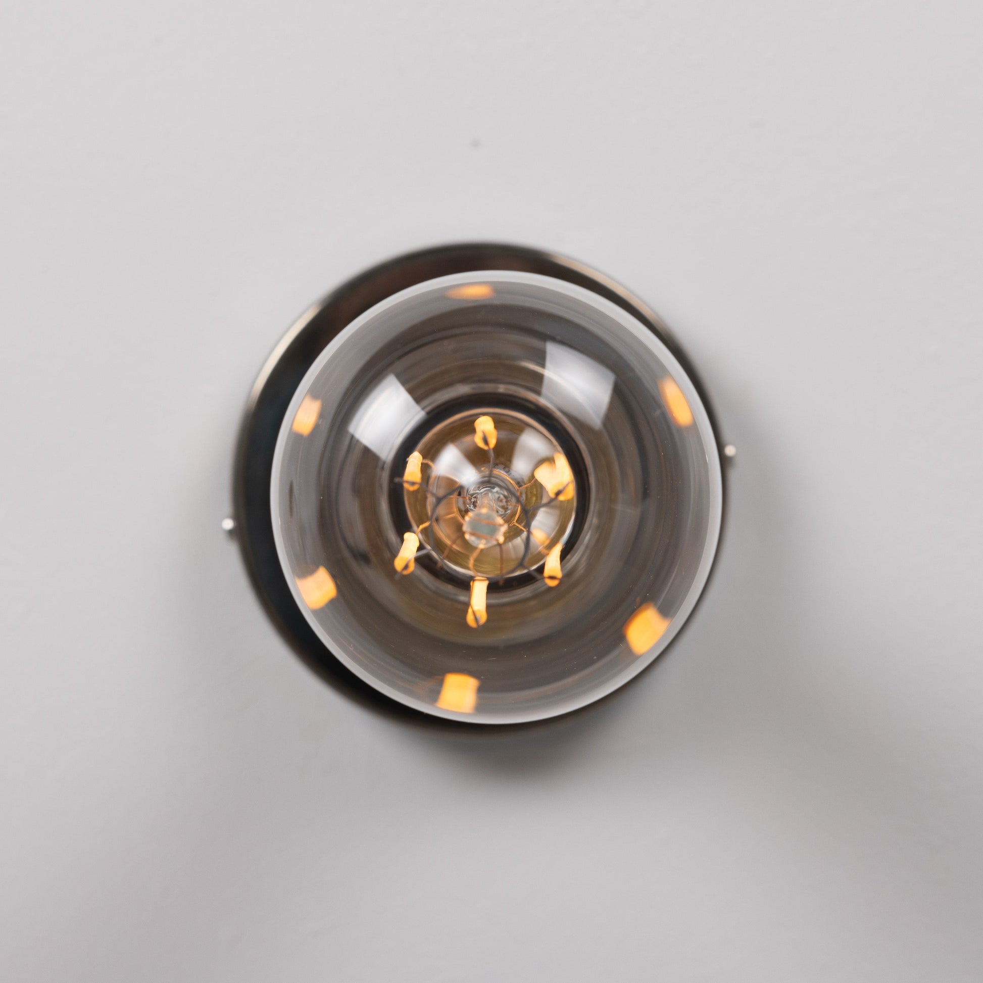 Bexter Vintage Exposed Bulb Flush Ceiling Light Product Shot