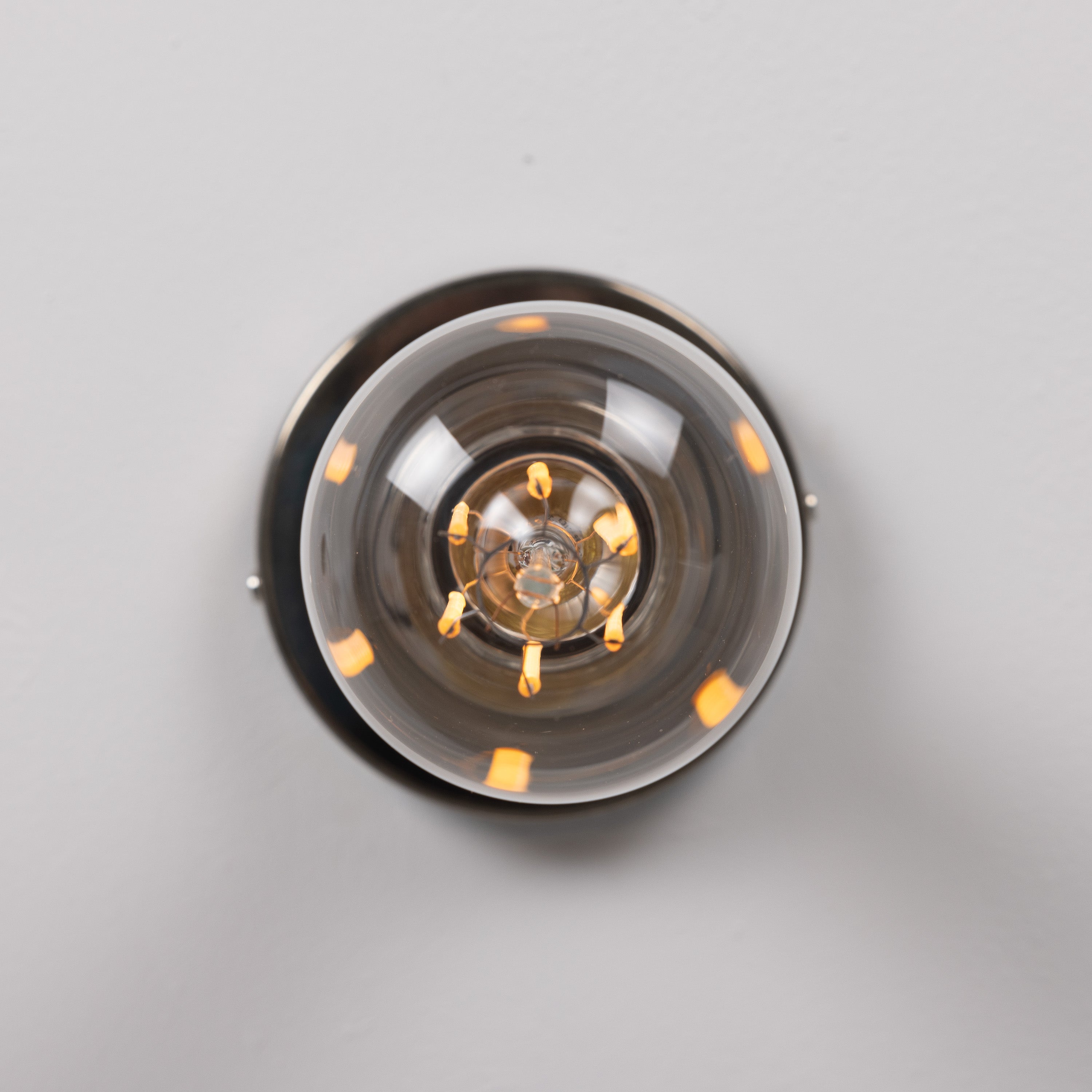Bexter Vintage Exposed Bulb Flush Ceiling Light Product Shot