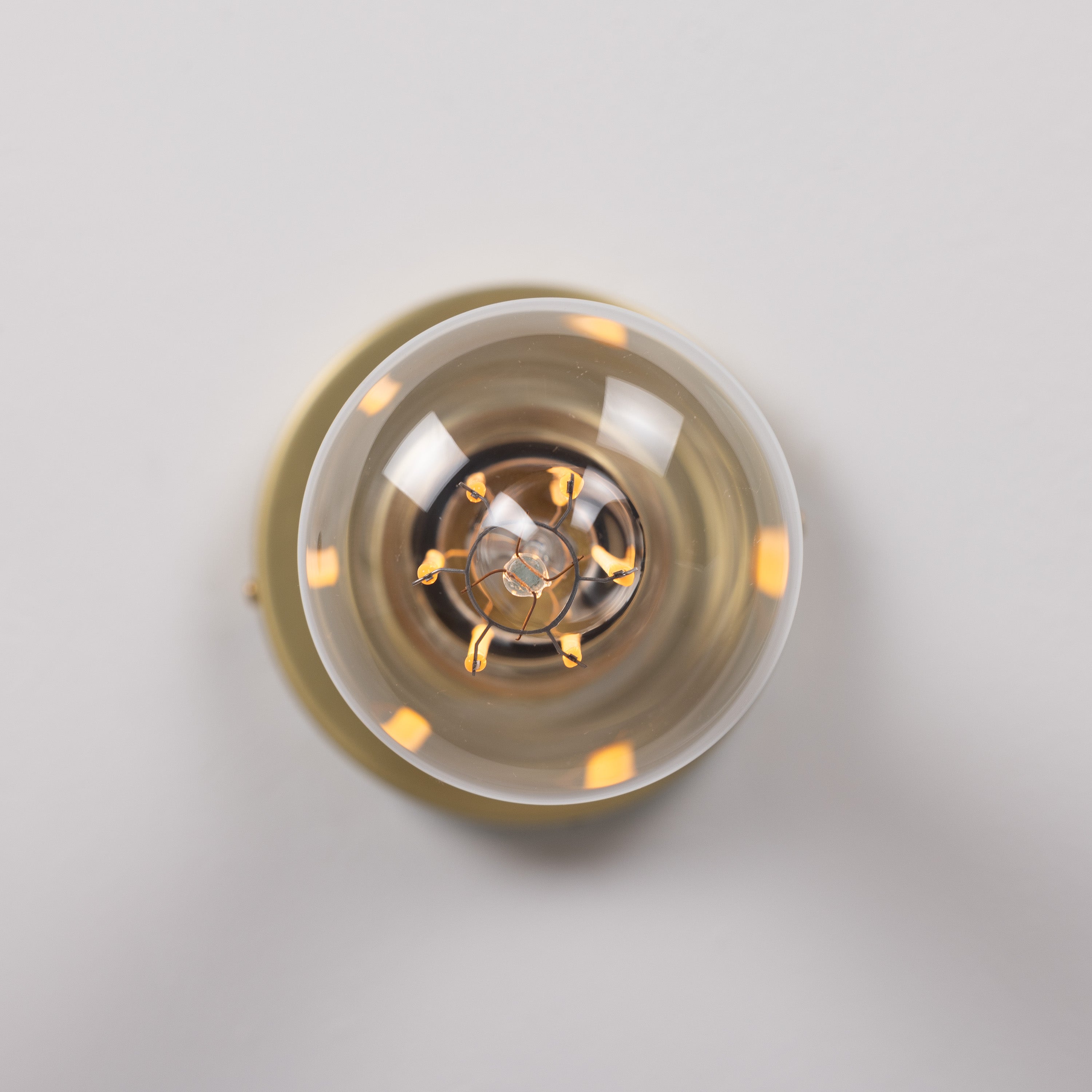 Bexter Vintage Exposed Bulb Flush Ceiling Light Product Shot