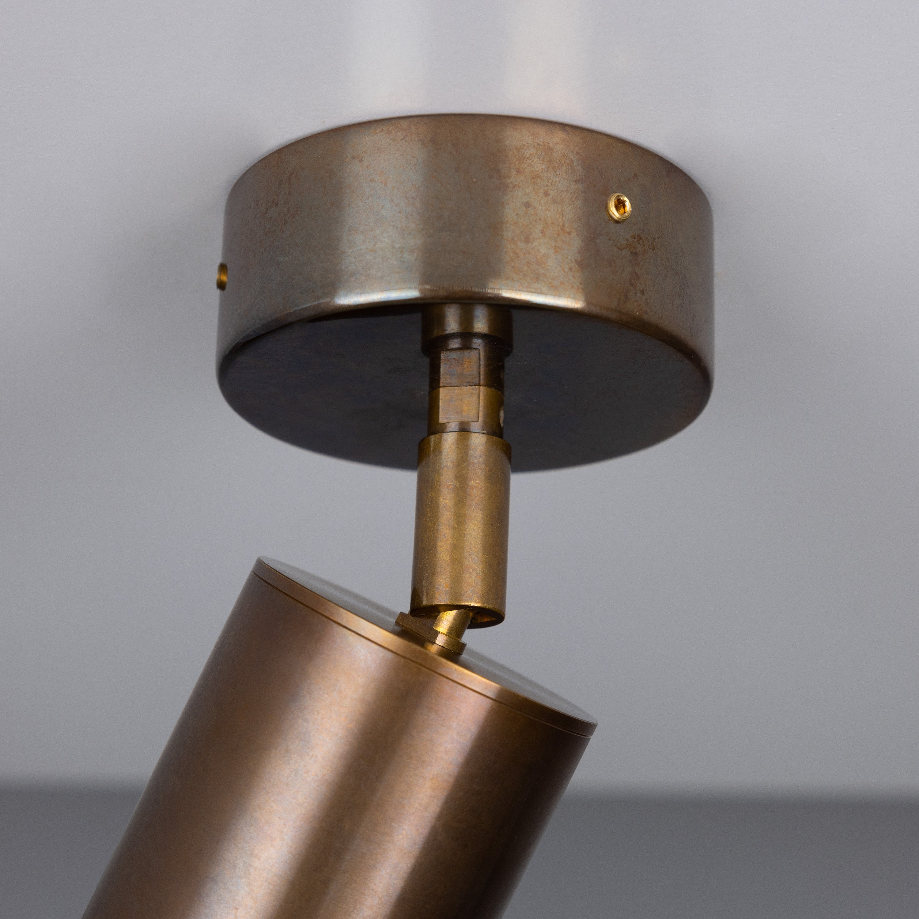Evanston Directional Brass Ceiling Spot Light Product Shot