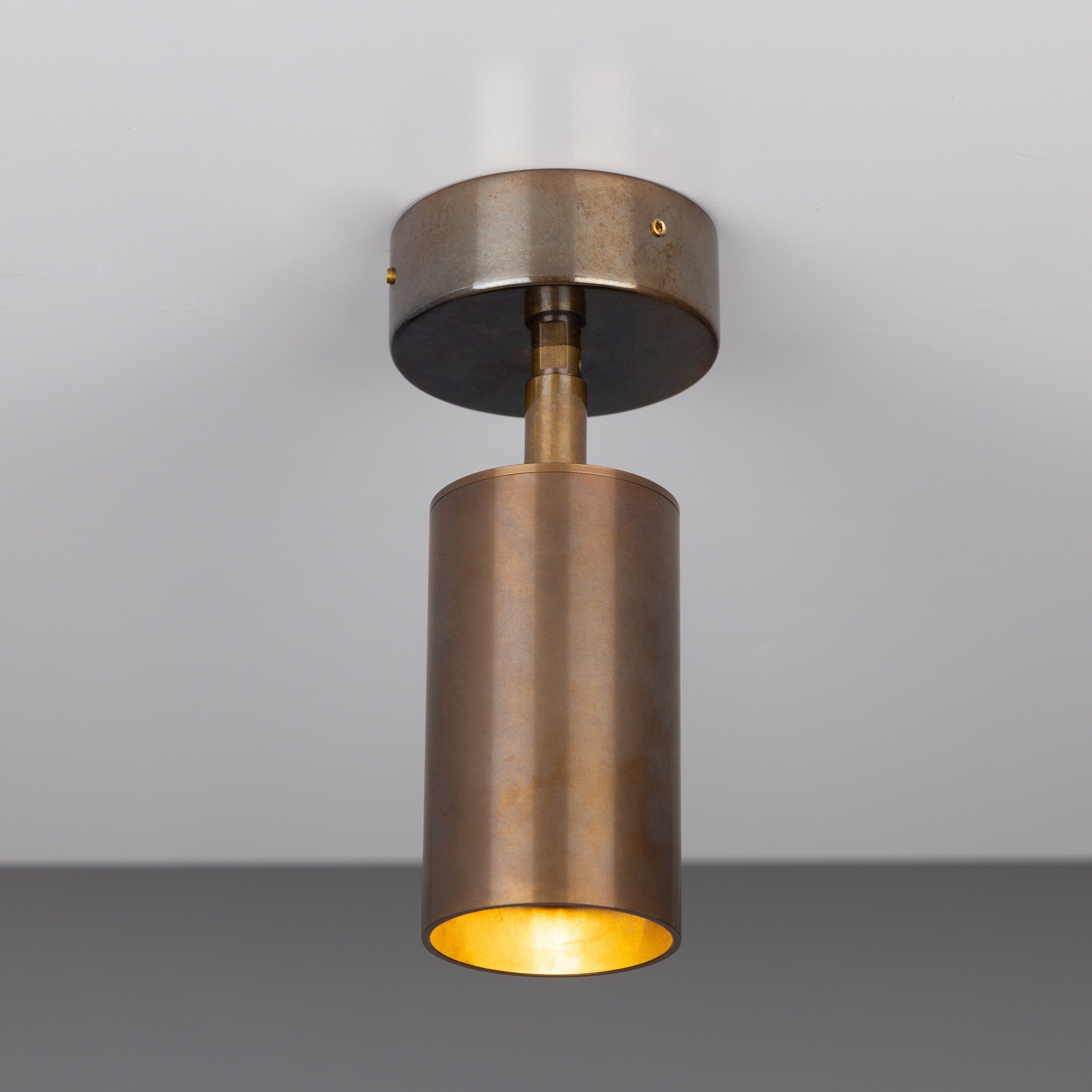Evanston Directional Brass Ceiling Spot Light Product Shot