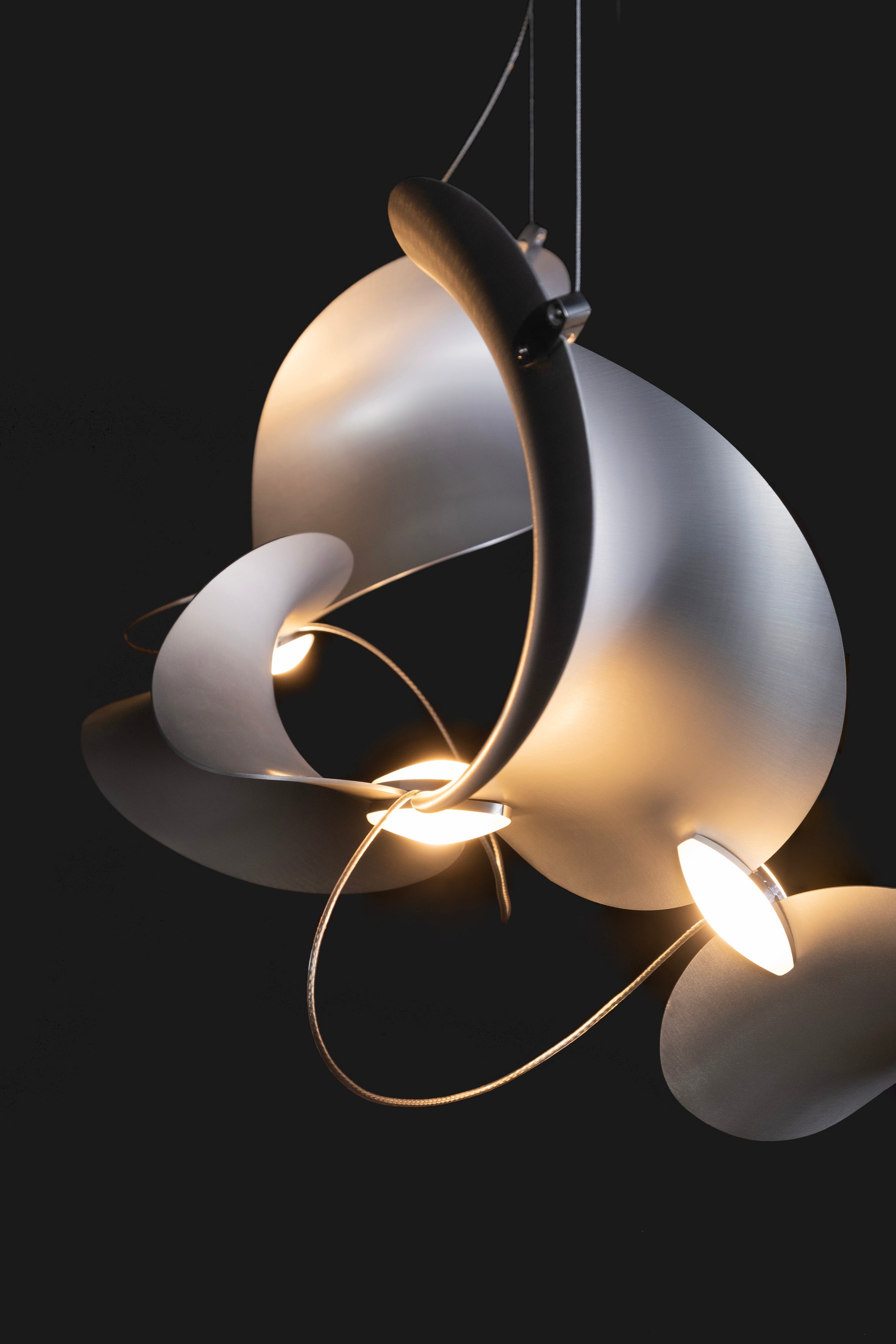 Moss Dune 10 Spiral Lamp