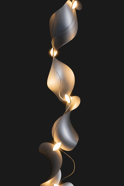 Moss Dune 8 Vertical Line Lamp