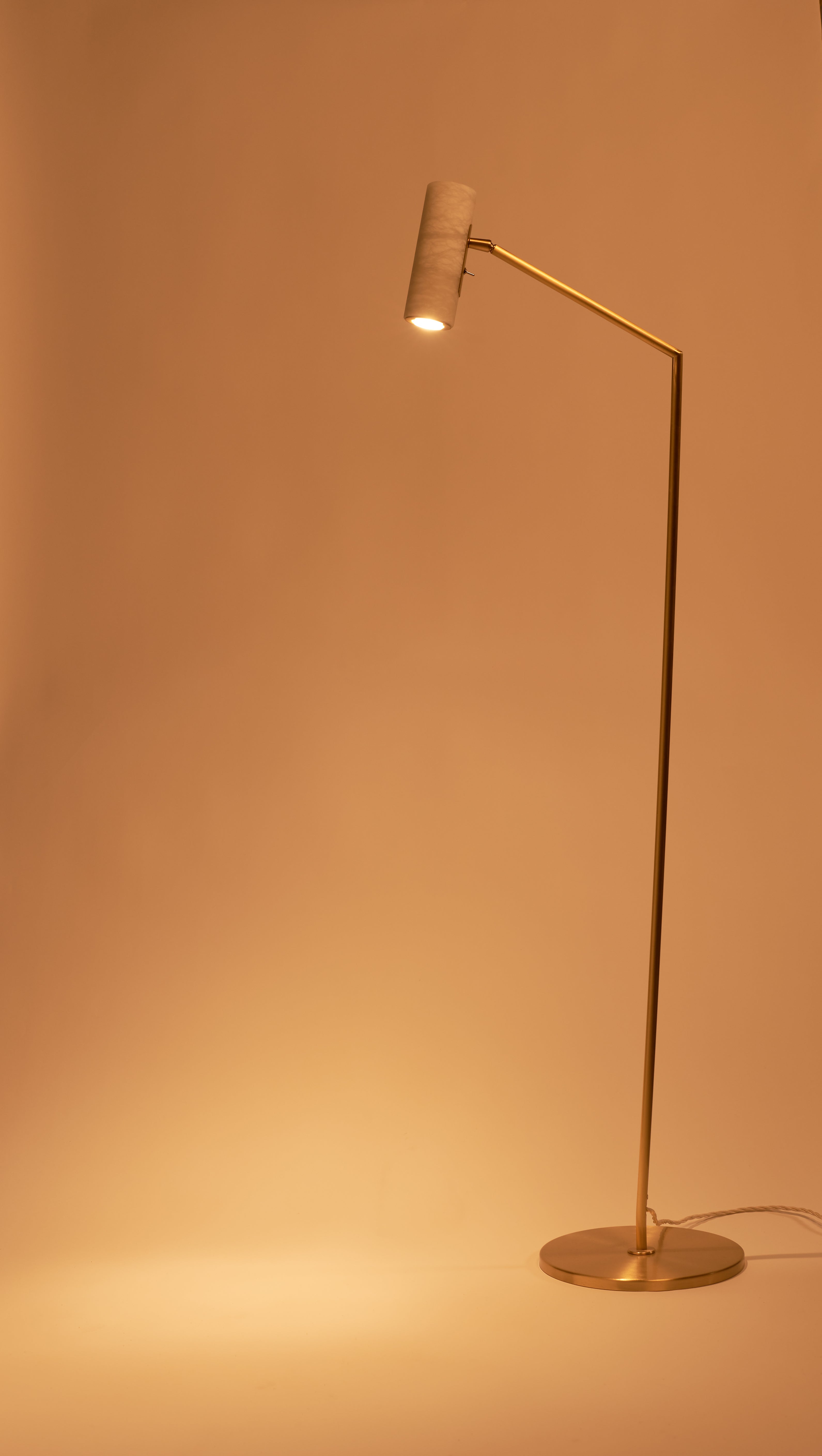 Flamingo Floor Lamp Turned On