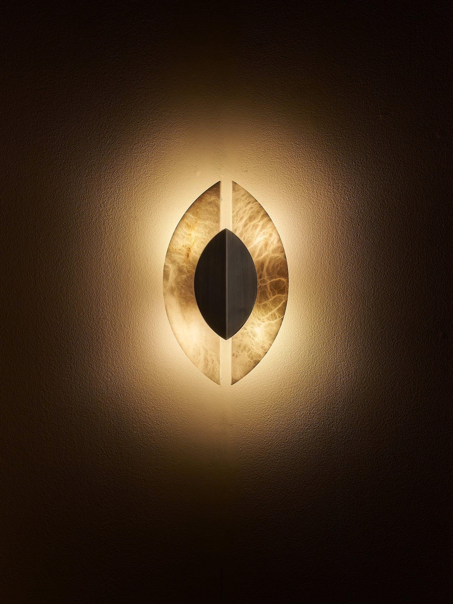 Shields Wall Light Turned On