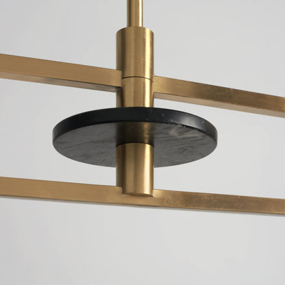 Stick Chandelier close up