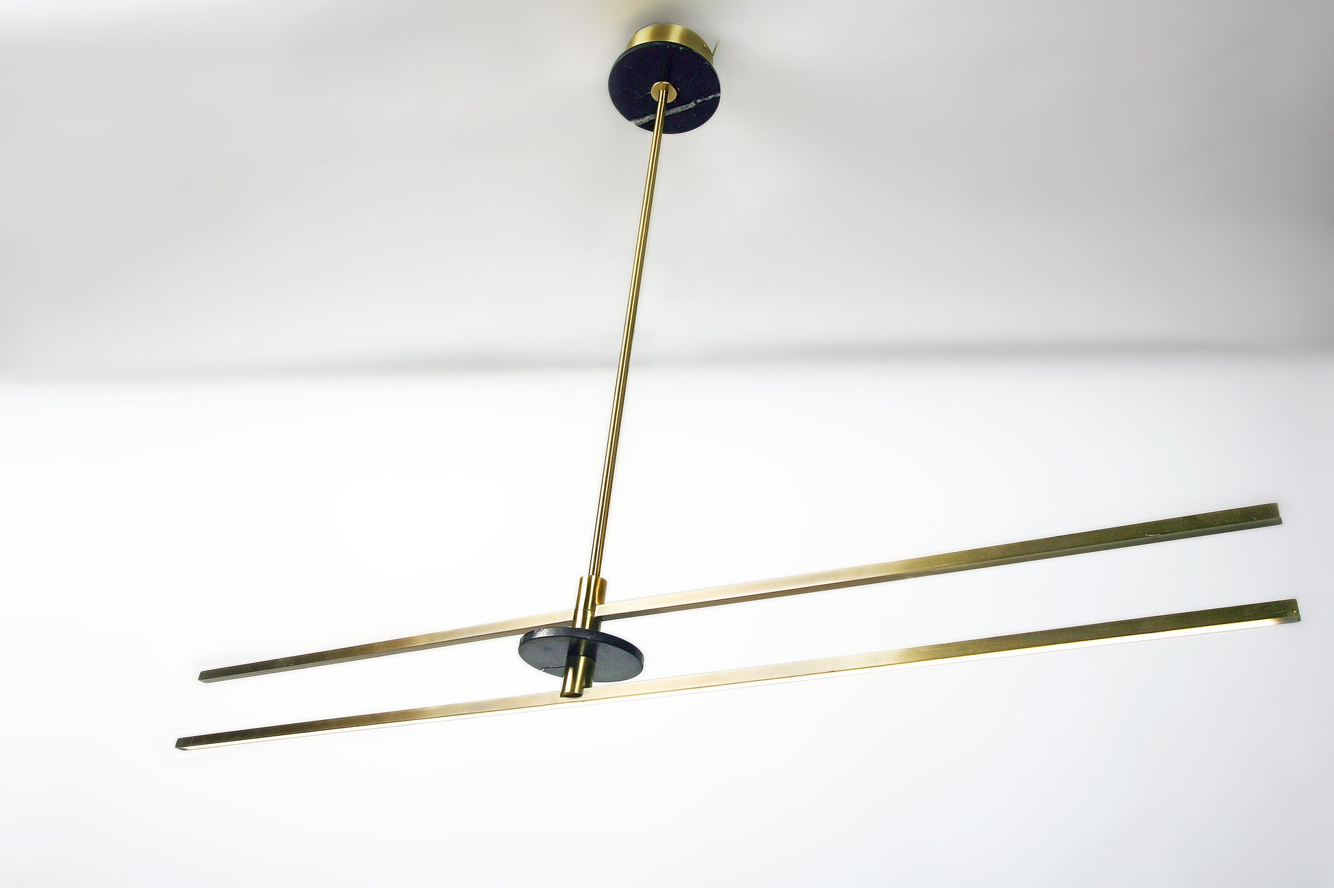 Stick Chandelier side view