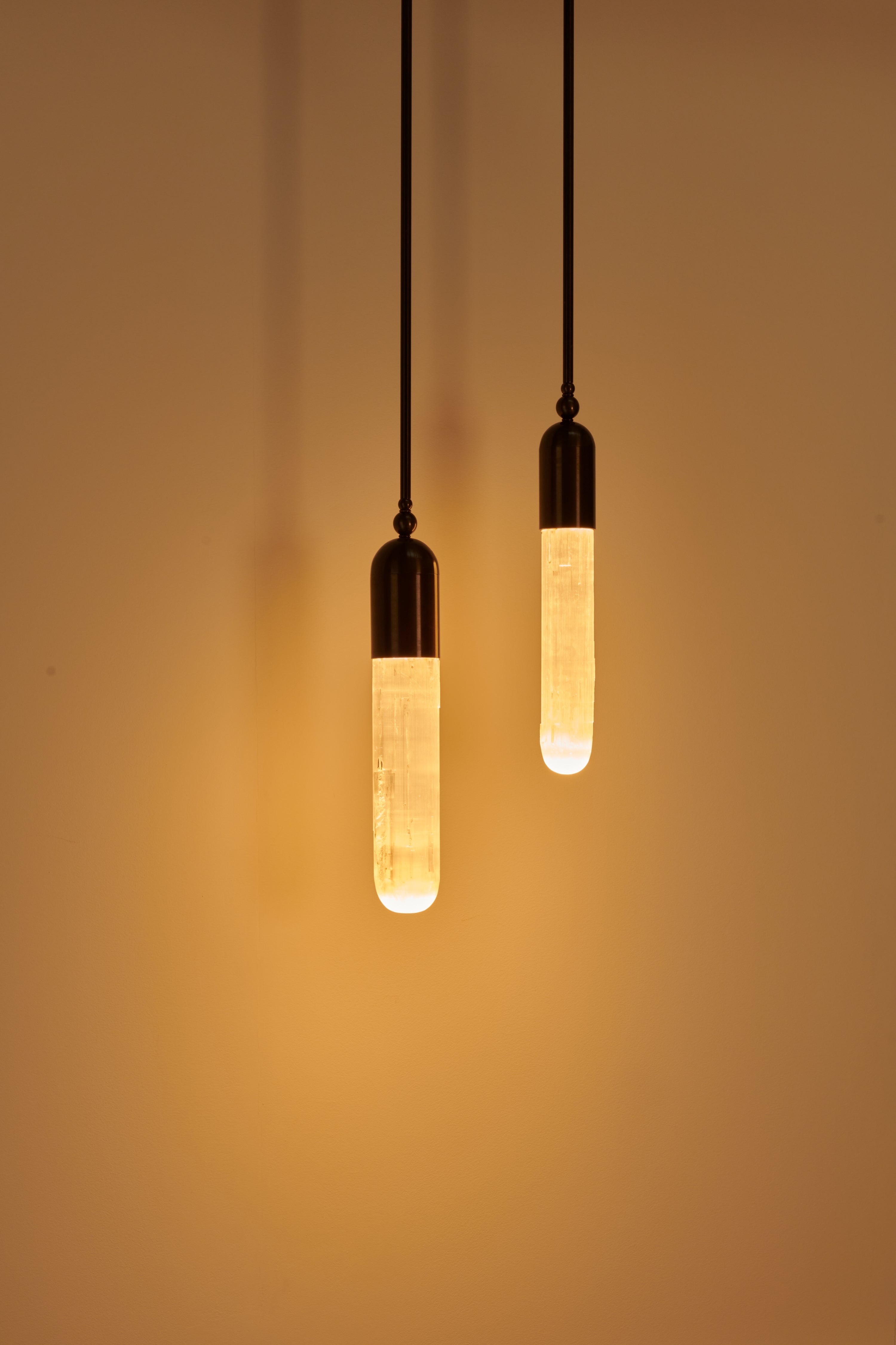 Selene Maxi Pendant Light, 2 lights on 