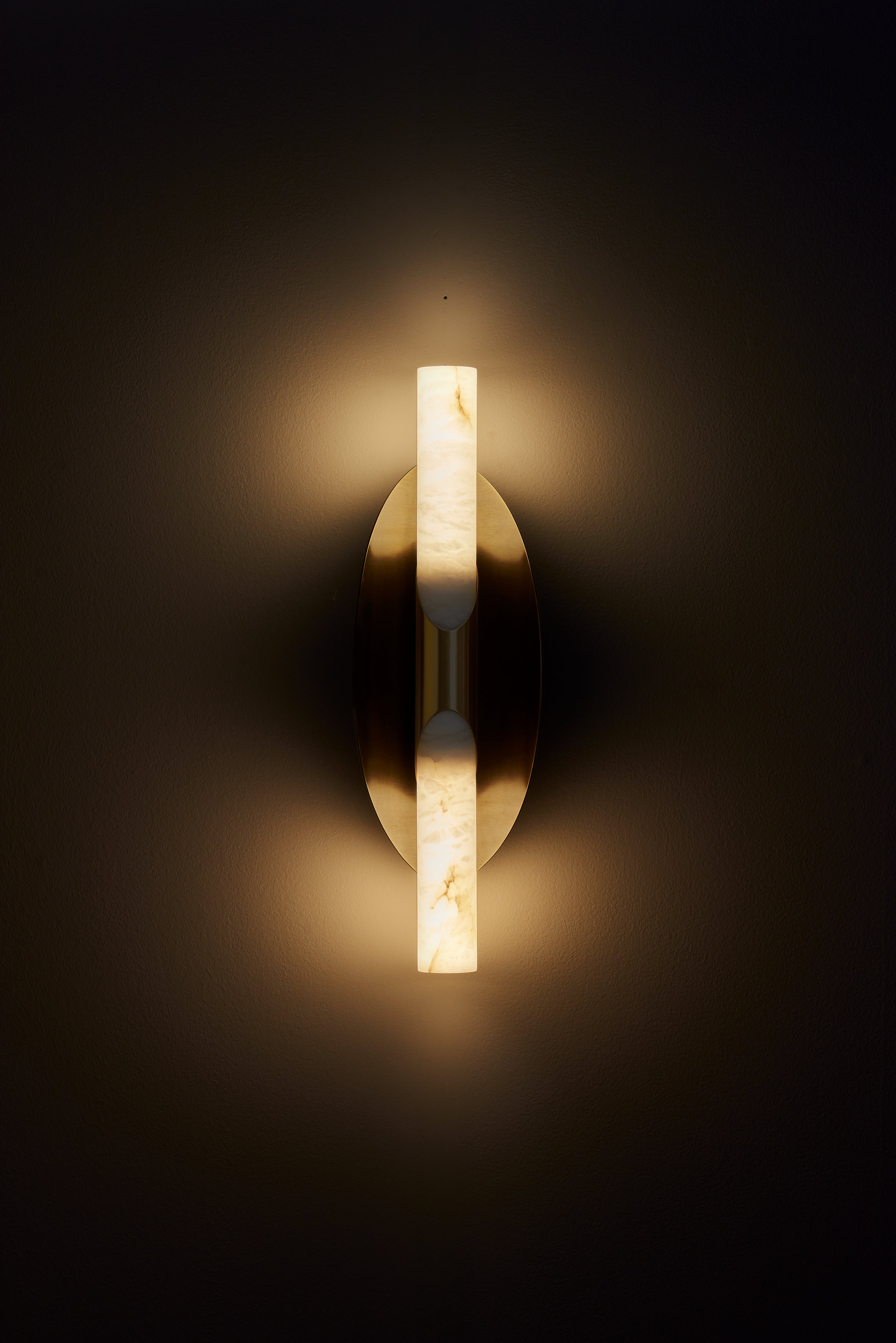 Manta Wall Light Turned On