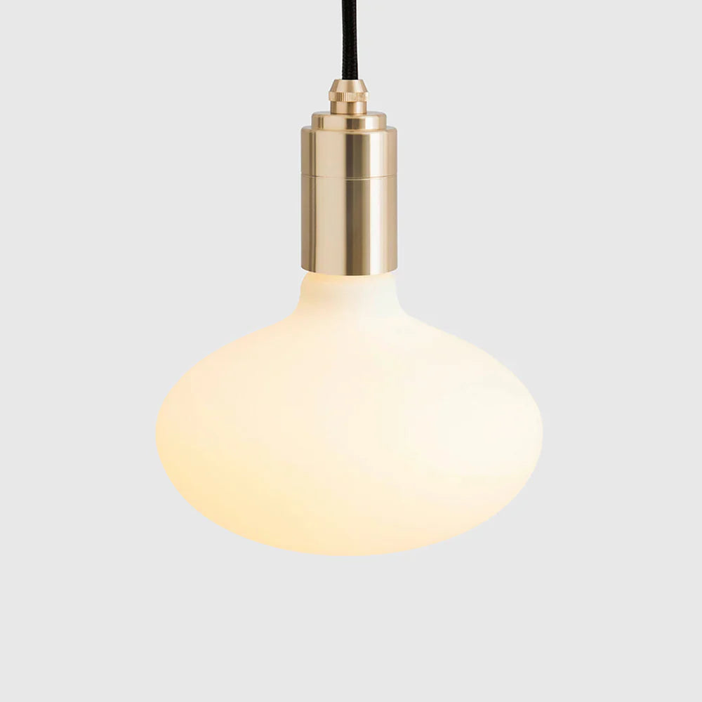 Oval plug in Pendant Brass still 2