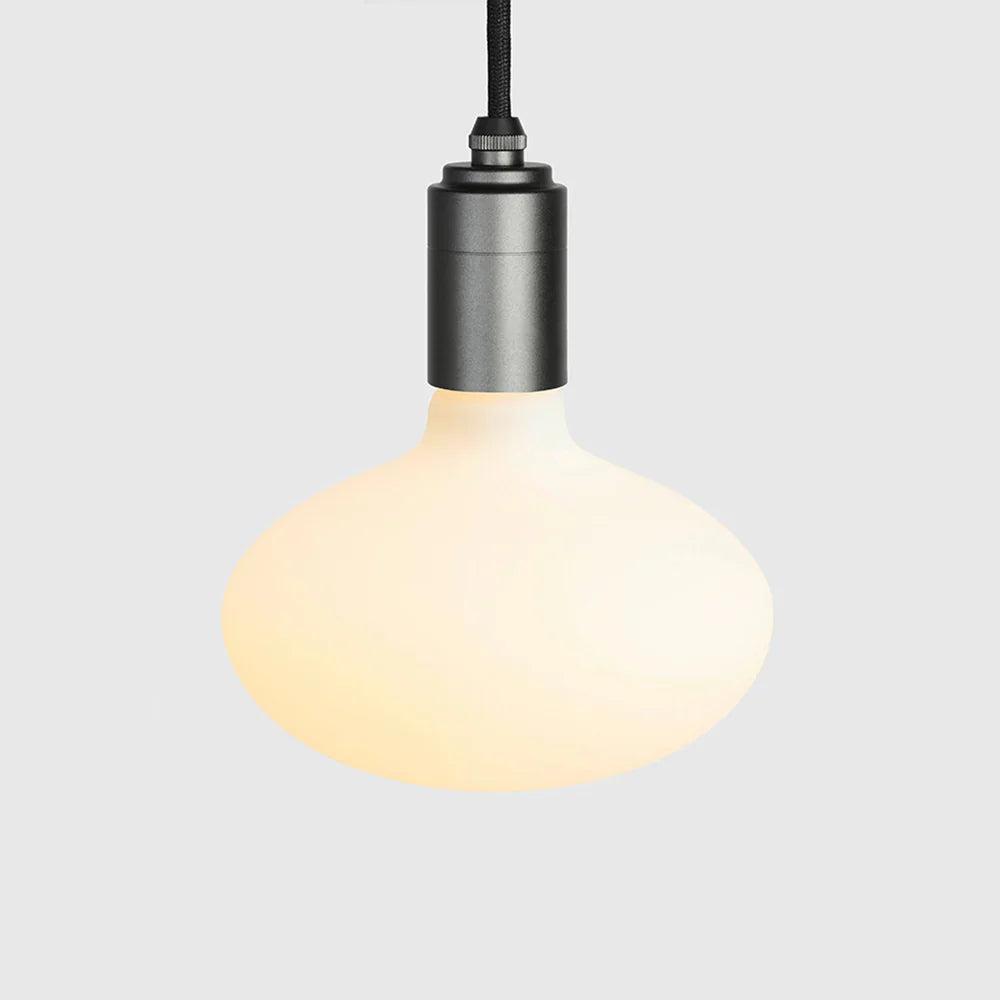 Oval plug in Pendant Graphite still 2