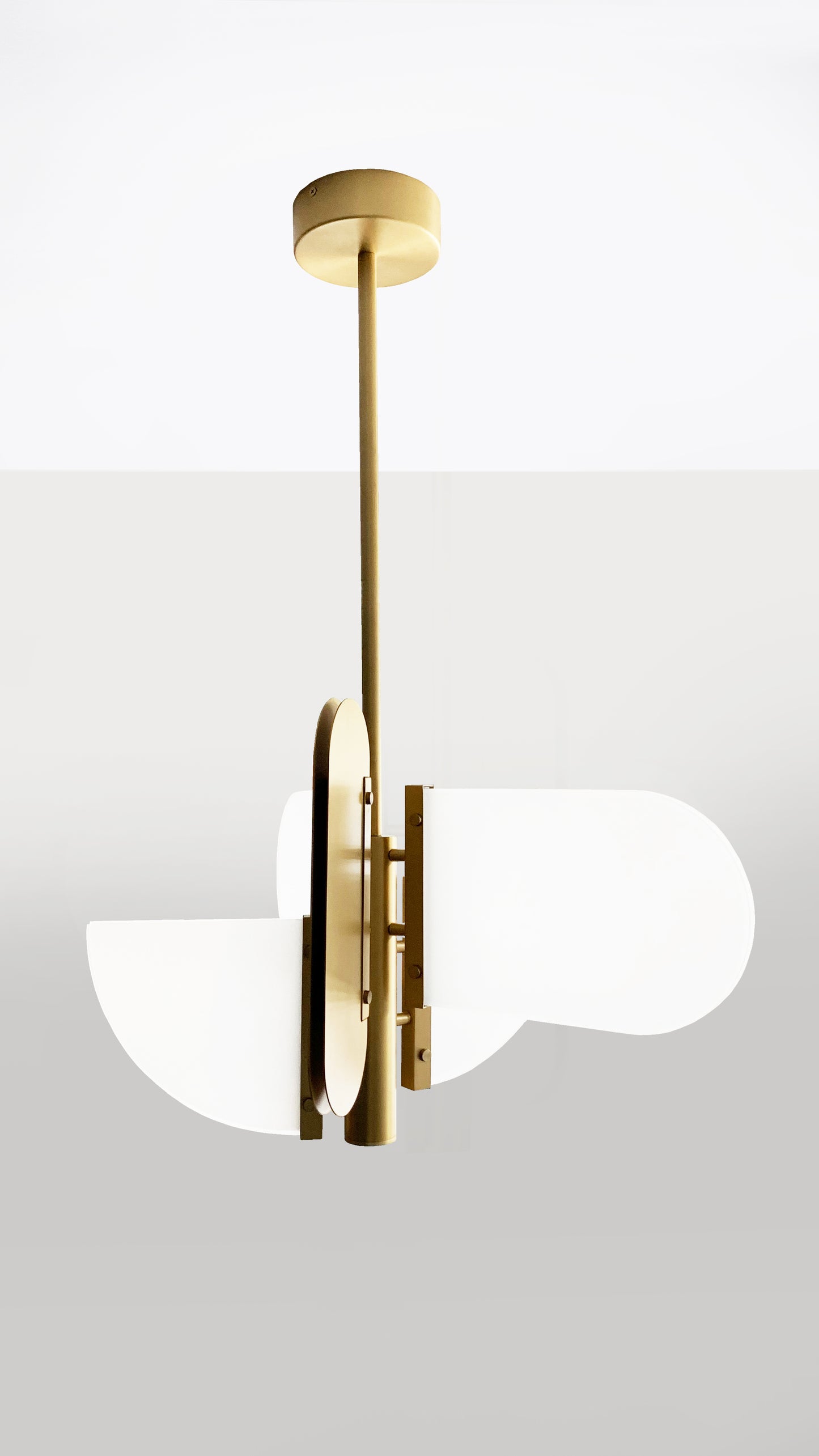 Geometric Task Pendant Light white background 