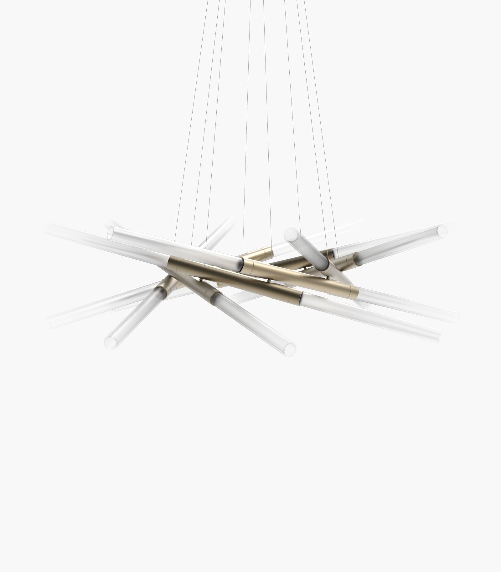 Sabre S06-07 Chandelier Burnished Brass
