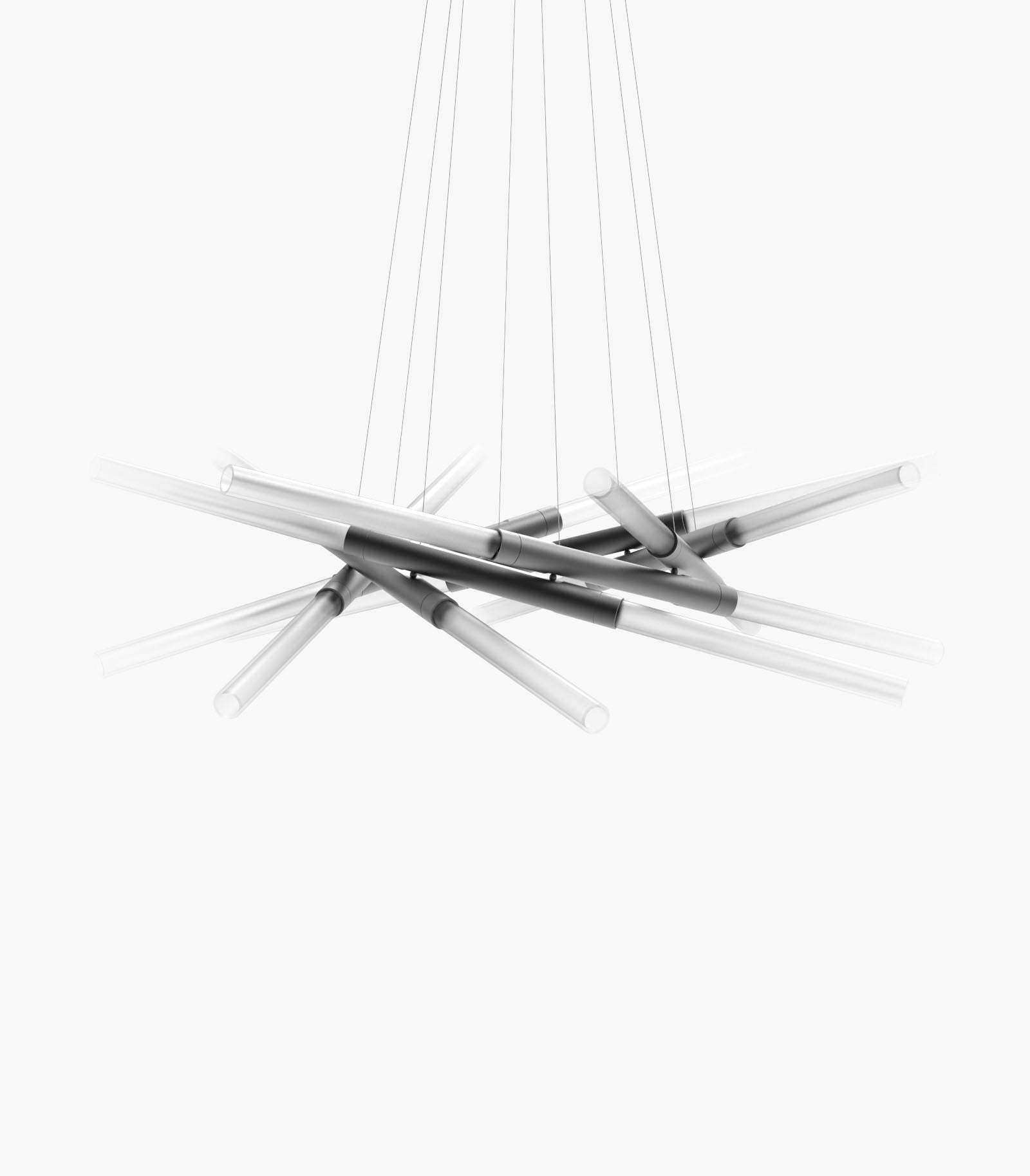 Sabre S06-07 Chandelier Black Anodised