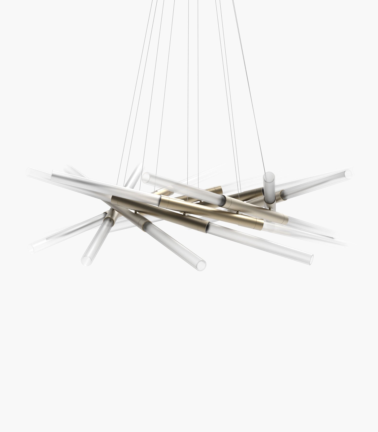 Sabre S06-08 Chandelier Burnished Brass
