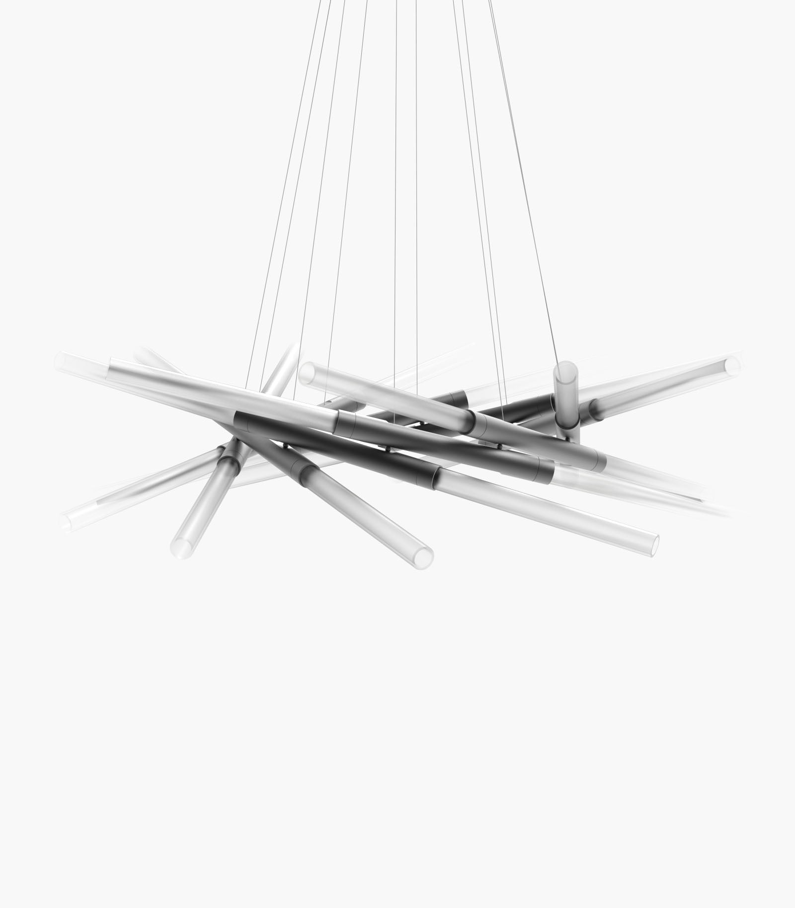 Sabre S06-08 Chandelier Black Anodised