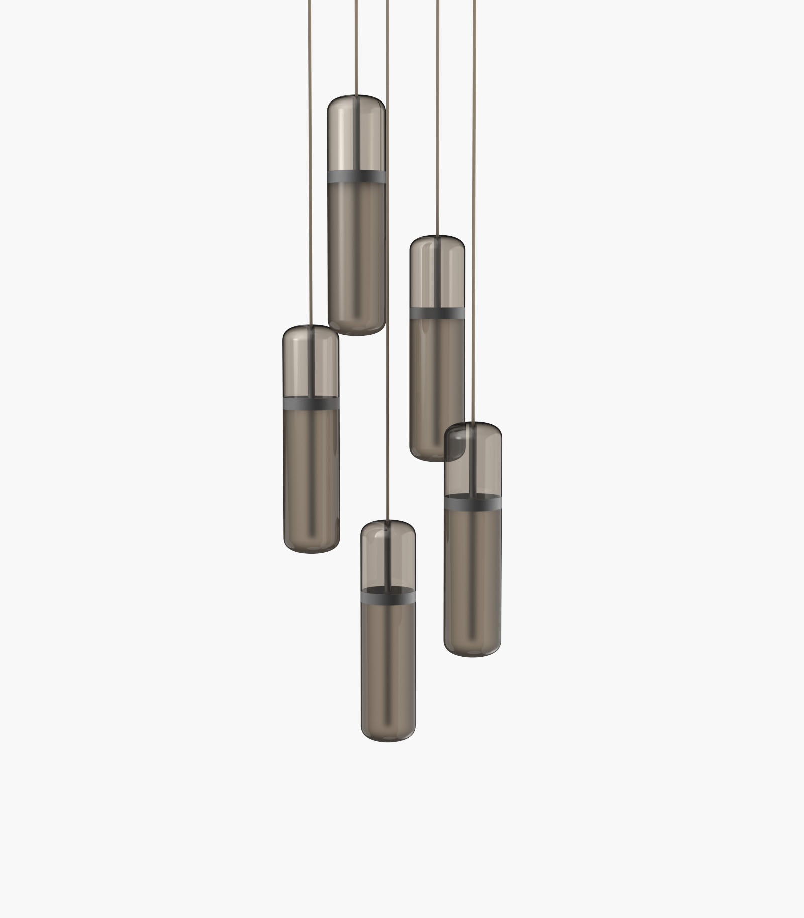 Pill S36-03 Pendant Light Smoked Black Anodised 