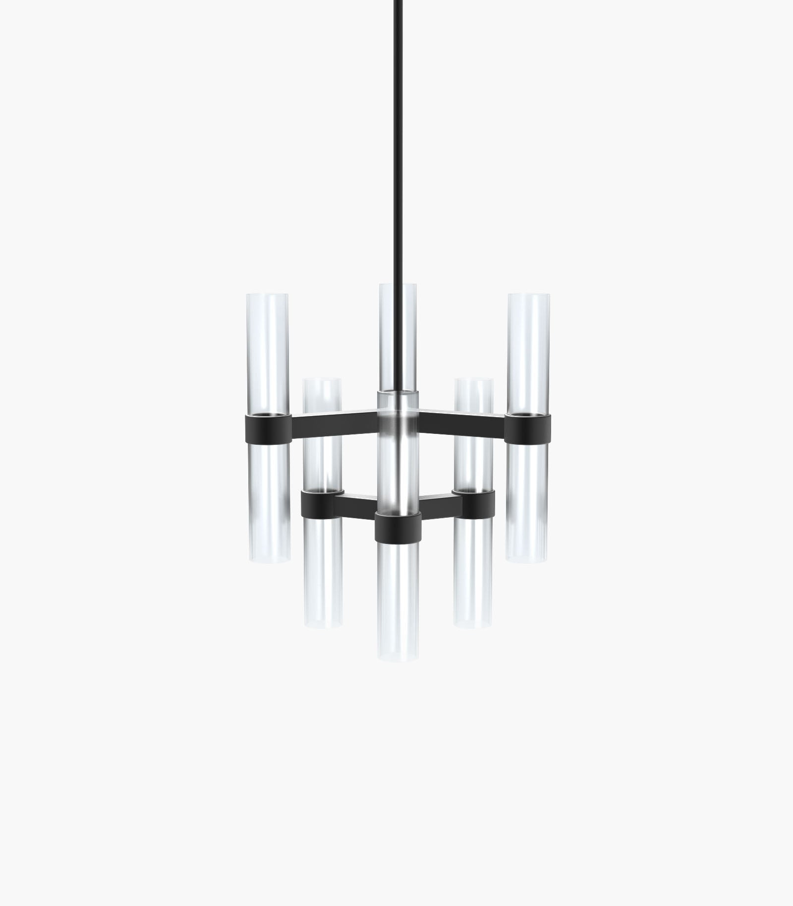 Branch S78-07 Pendant Light Black Anodised 