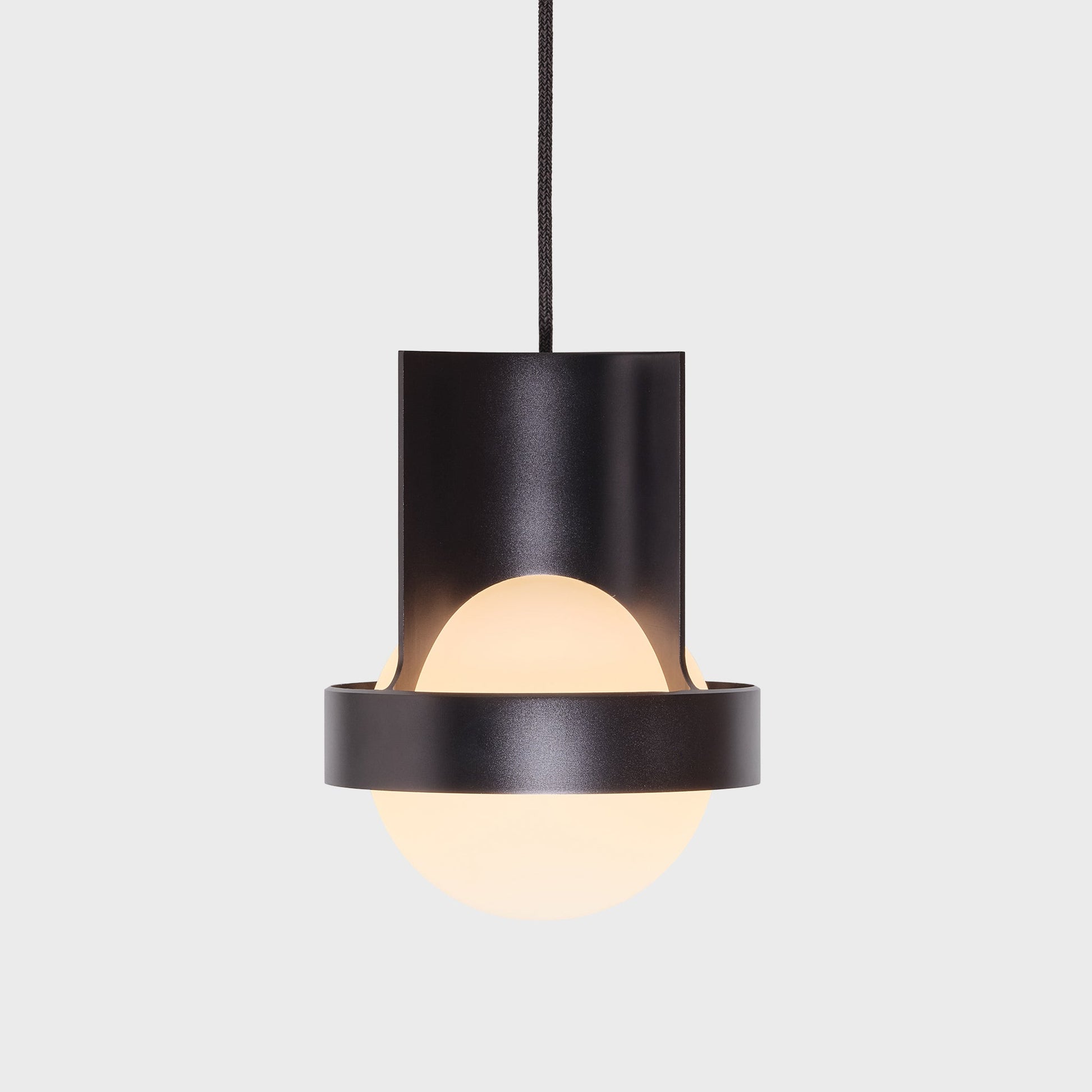 Tala John Tree Loop Sphere IV Pendant Dark Grey Still 7