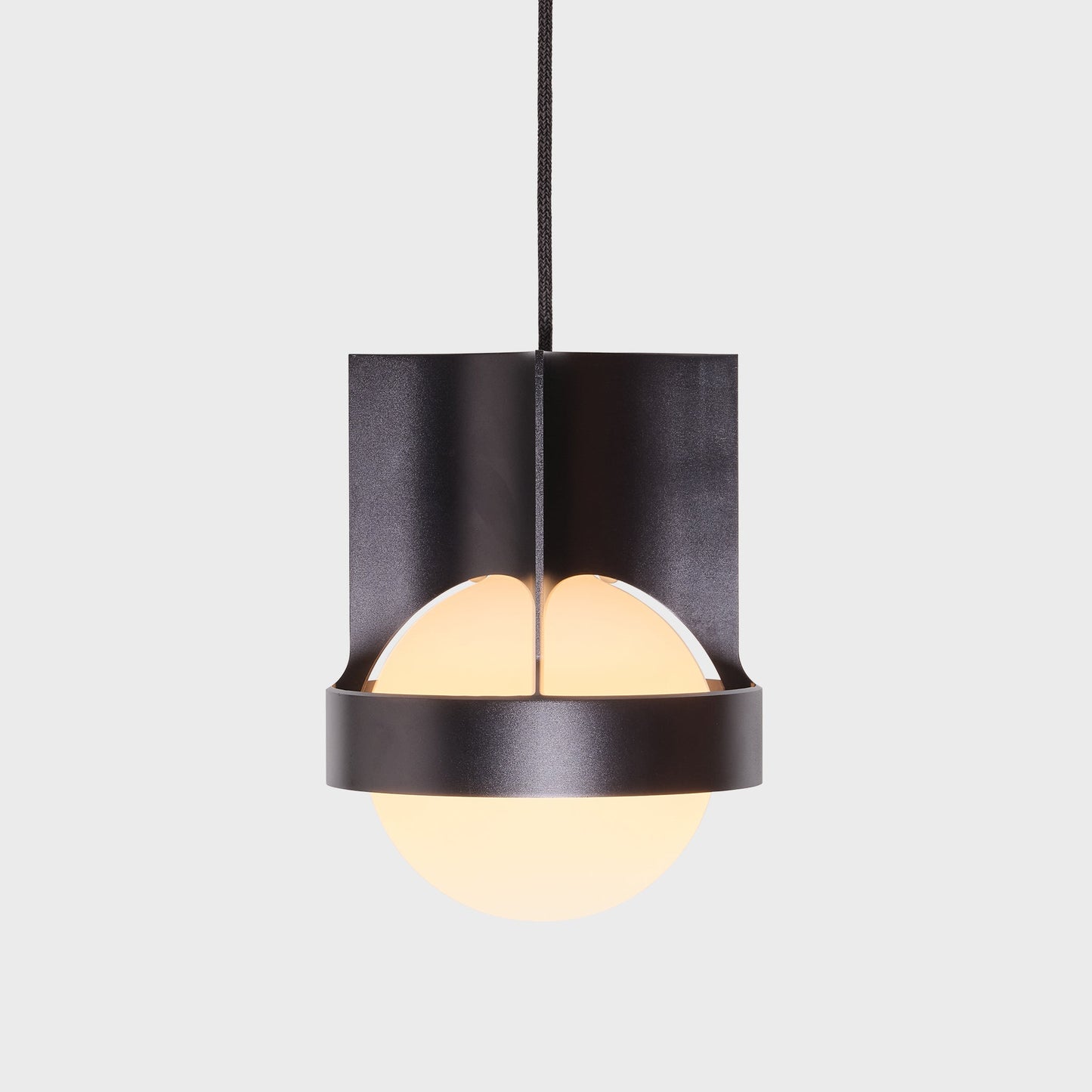 Tala John Tree Loop Sphere IV Pendant Dark Grey Still 8