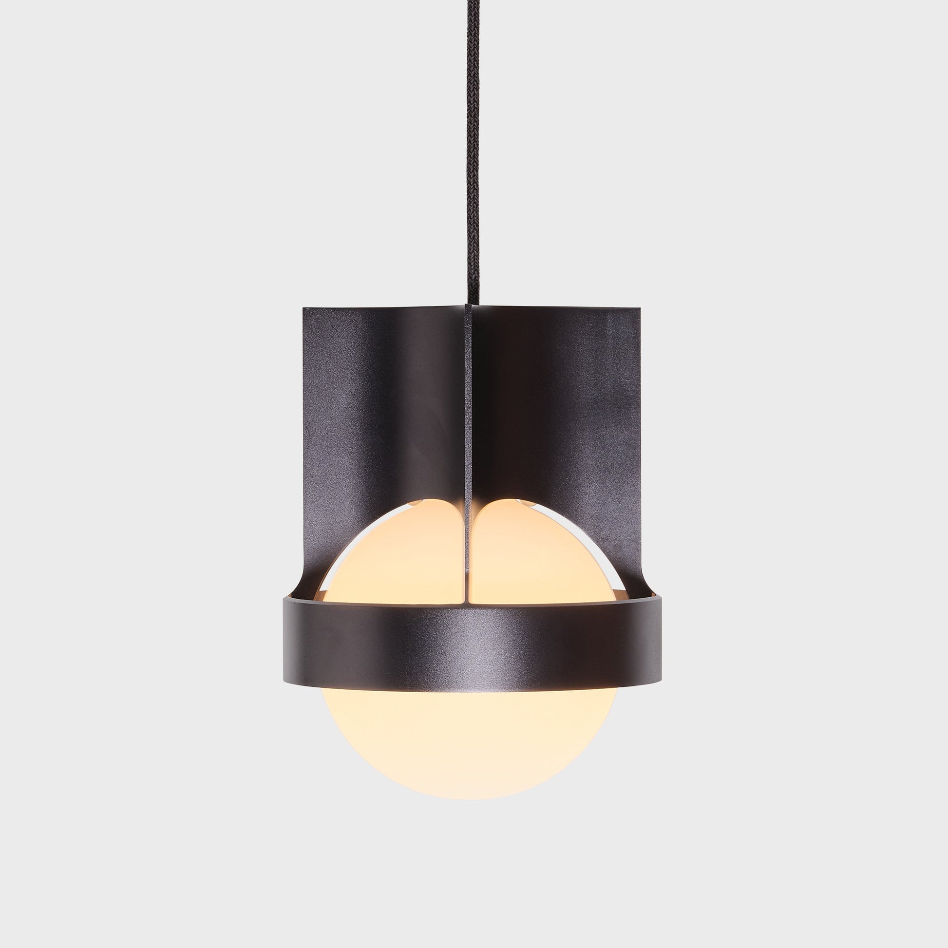 Tala John Tree Loop Sphere IV Pendant Dark Grey Still 8