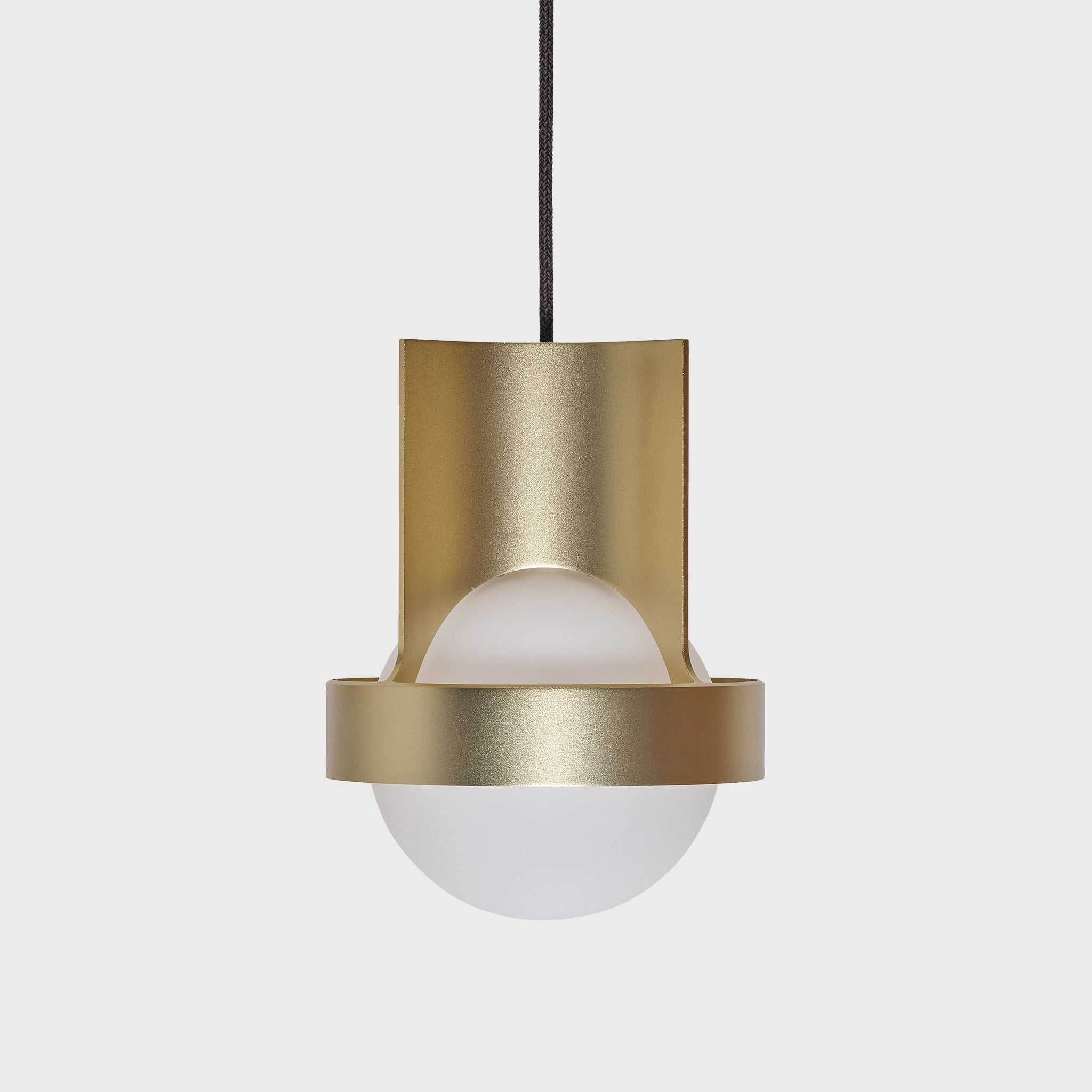 Tala John Tree Loop Sphere IV Pendant Gold Still 5