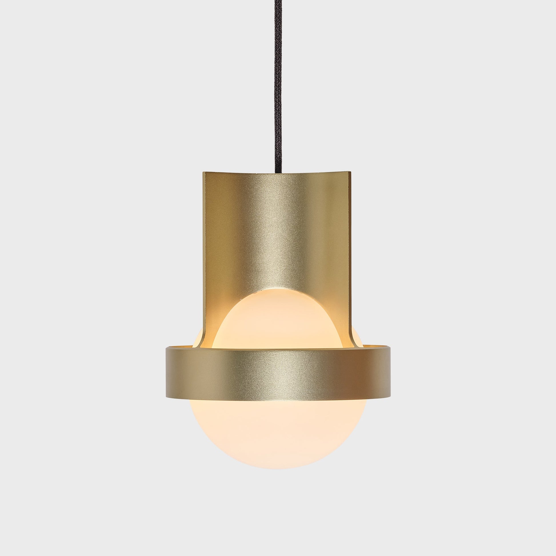 Tala John Tree Loop Sphere IV Pendant Gold Still 6