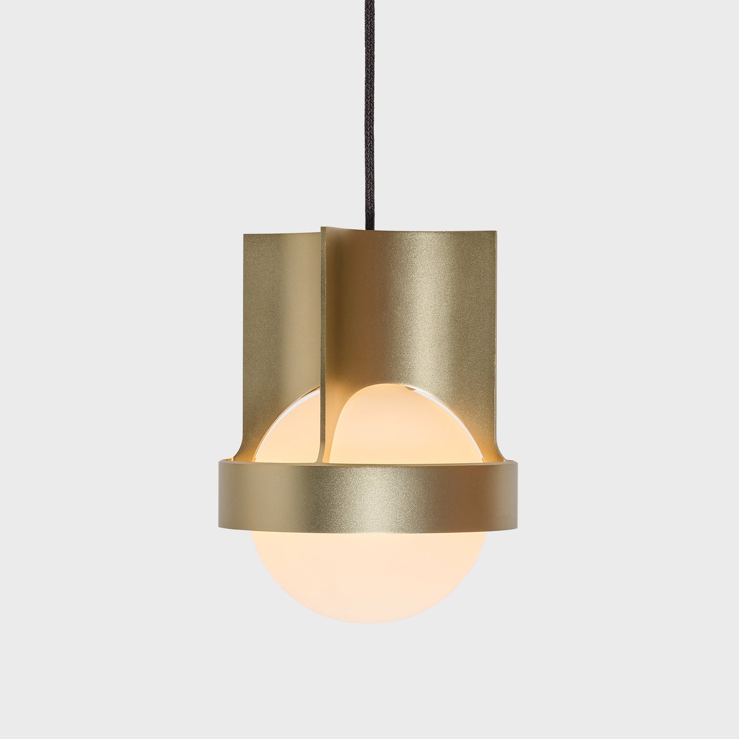 Tala John Tree Loop Sphere IV Pendant Gold Still 7