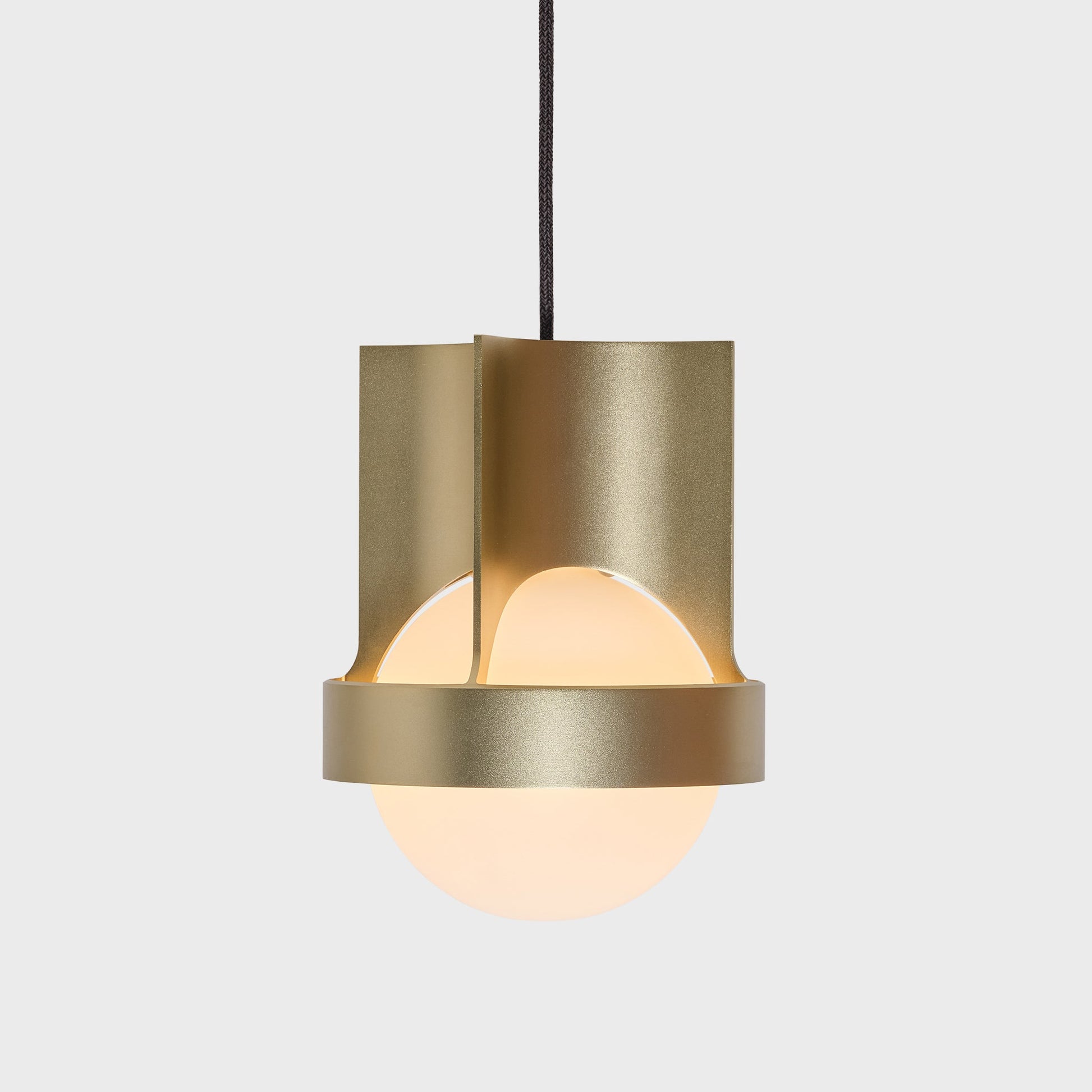 Tala John Tree Loop Sphere IV Pendant Gold Still 7