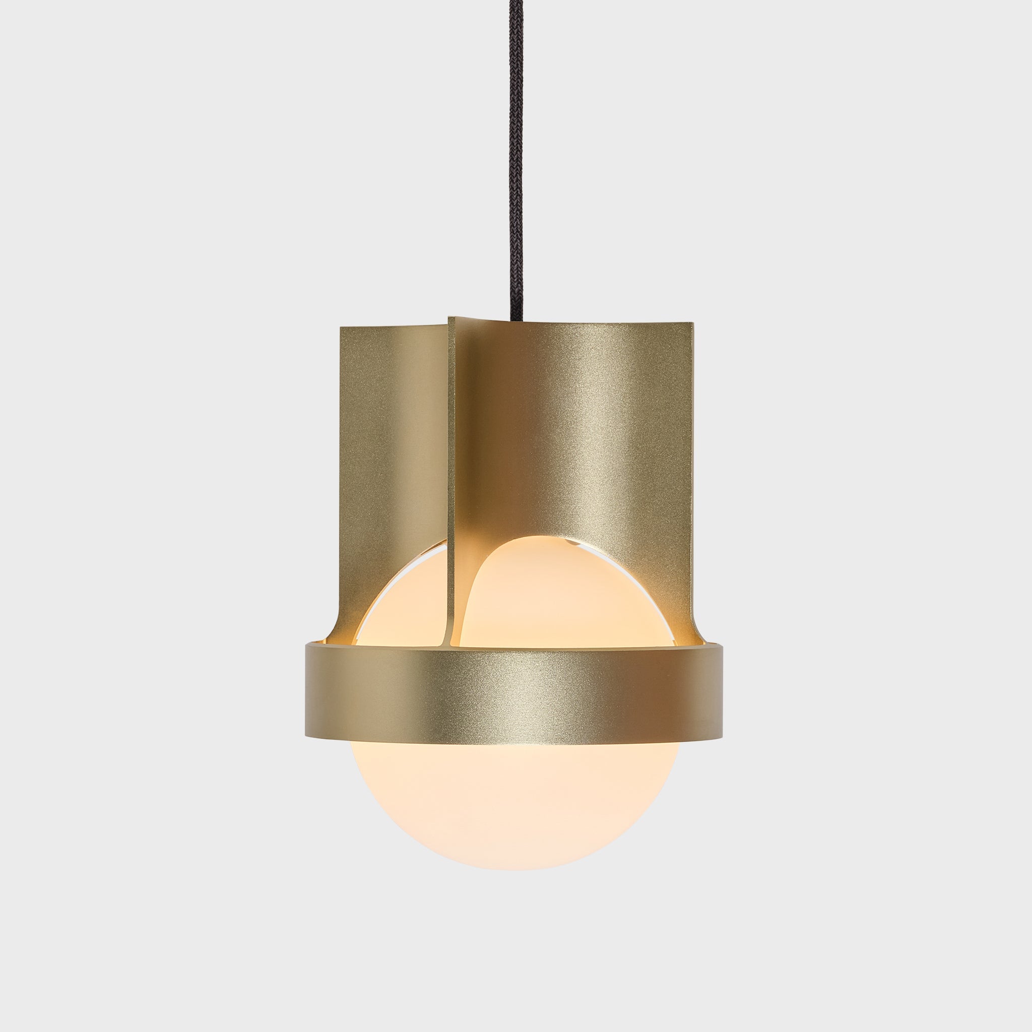 Tala John Tree Loop Sphere IV Pendant Gold Still 7