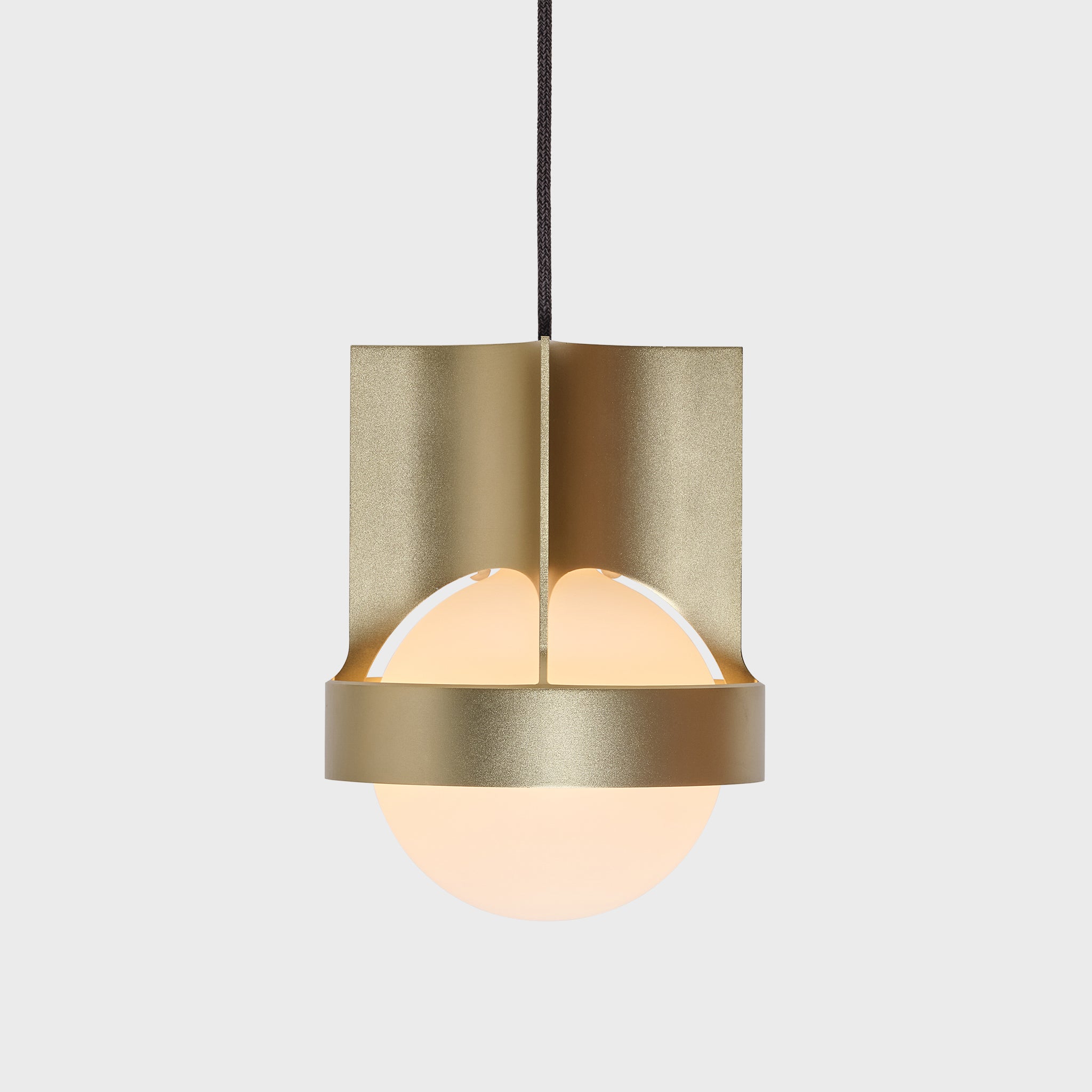 Tala John Tree Loop Sphere IV Pendant Gold Still 8