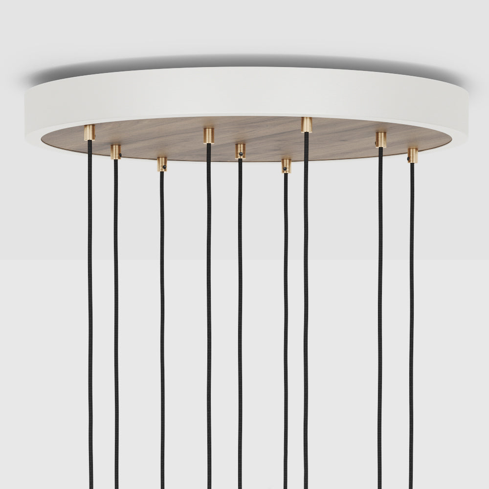 Tala Nine Ceiling Light Walnut Sphere IV CP WHT SET NON WP 01_5 detail Still