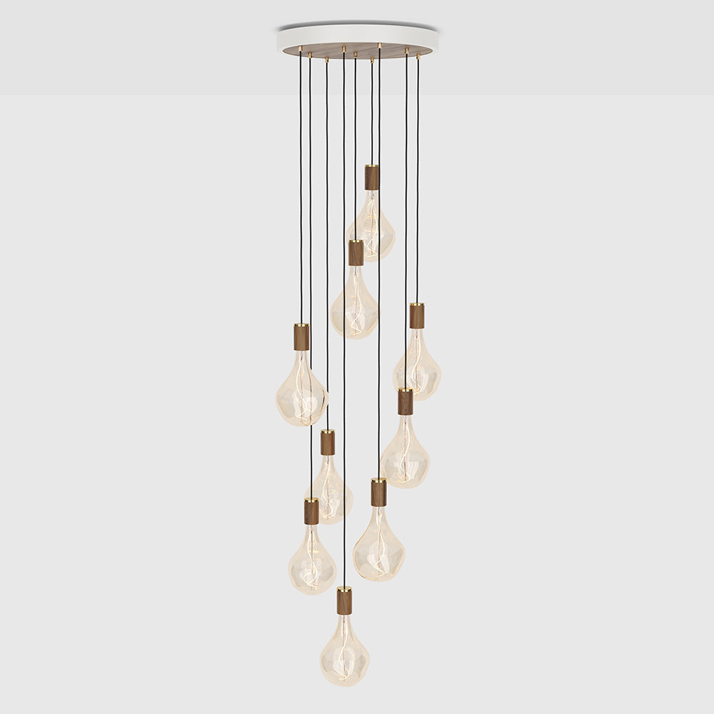 Tala Nine Ceiling Light Walnut Voronoi II CP WHT SET NON WP 02_1 Still