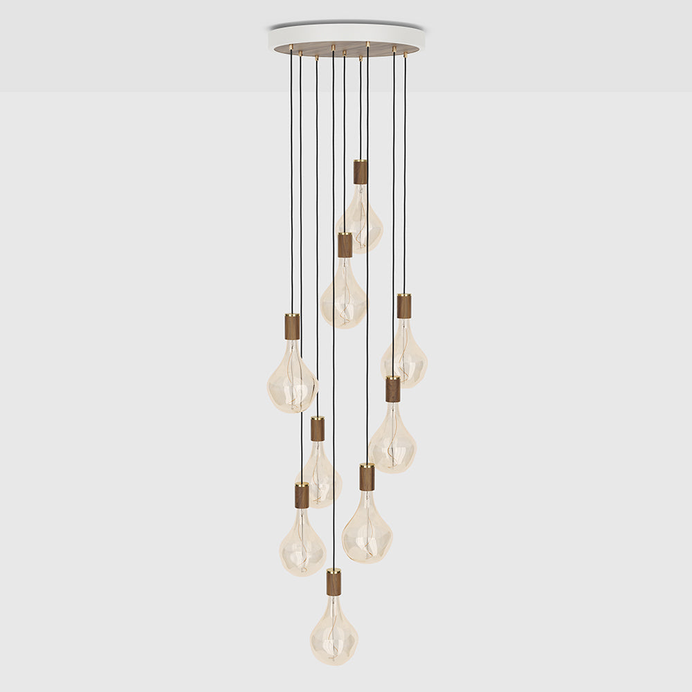 Tala Nine Ceiling Light Walnut Voronoi II CP WHT SET NON WP 02_2 Still