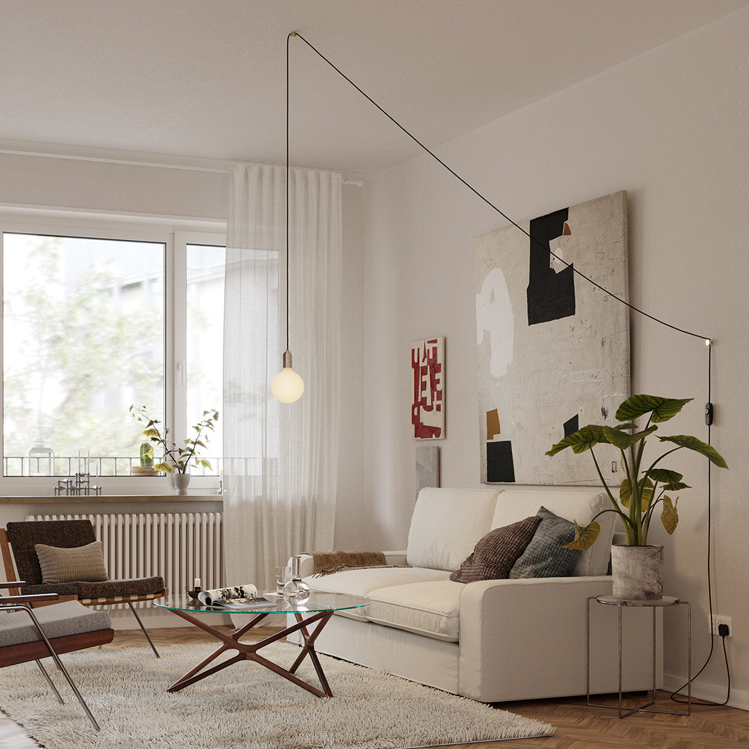 Tala Plug in Pendant Brass Sphere IV lifestyle 5