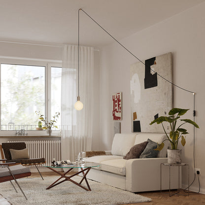 Tala Plug in Pendant Brass Sphere IV lifestyle 5