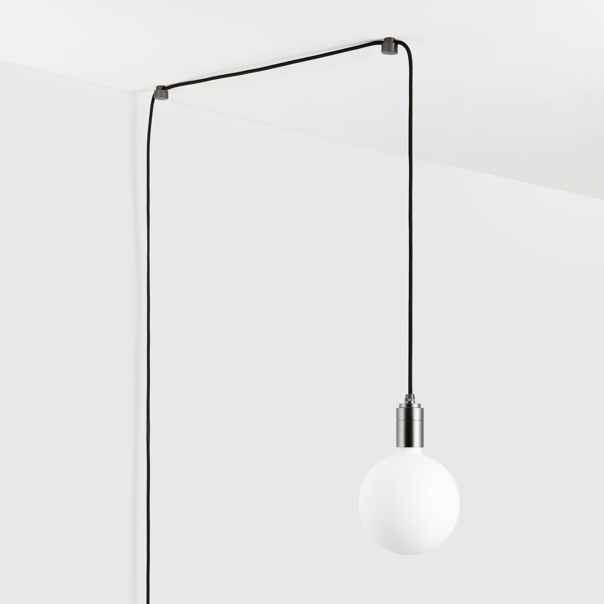 Tala Plug in Pendant Graphite Sphere IV Still 4