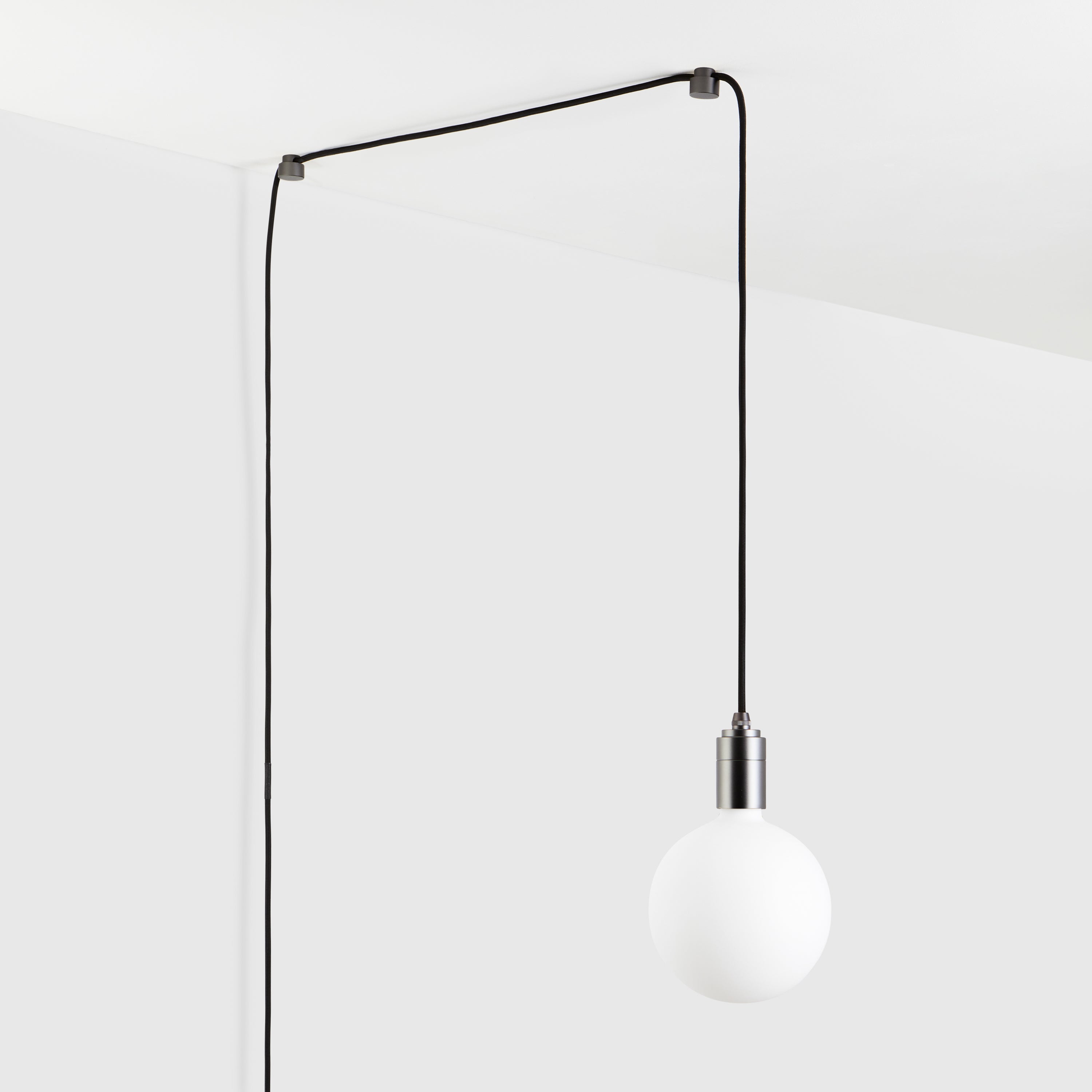 Tala Plug in Pendant Graphite Sphere IV Still 4