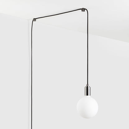 Tala Plug in Pendant Graphite Sphere IV Still 4
