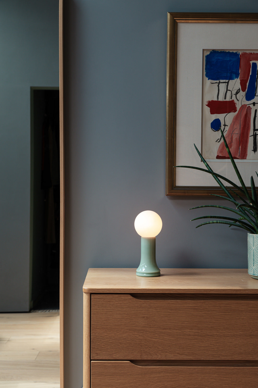 Sea Green Shore Table Lamp Lifestyle 2