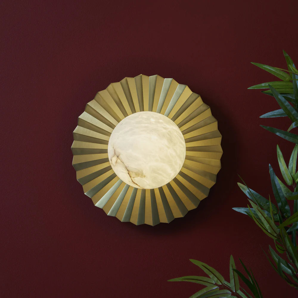Vistal Alabaster Wall Light Medium