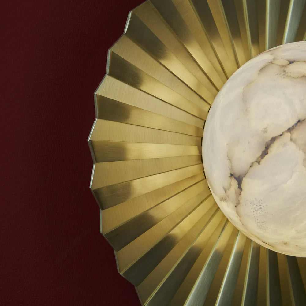 Vistal Alabaster Wall Light Medium